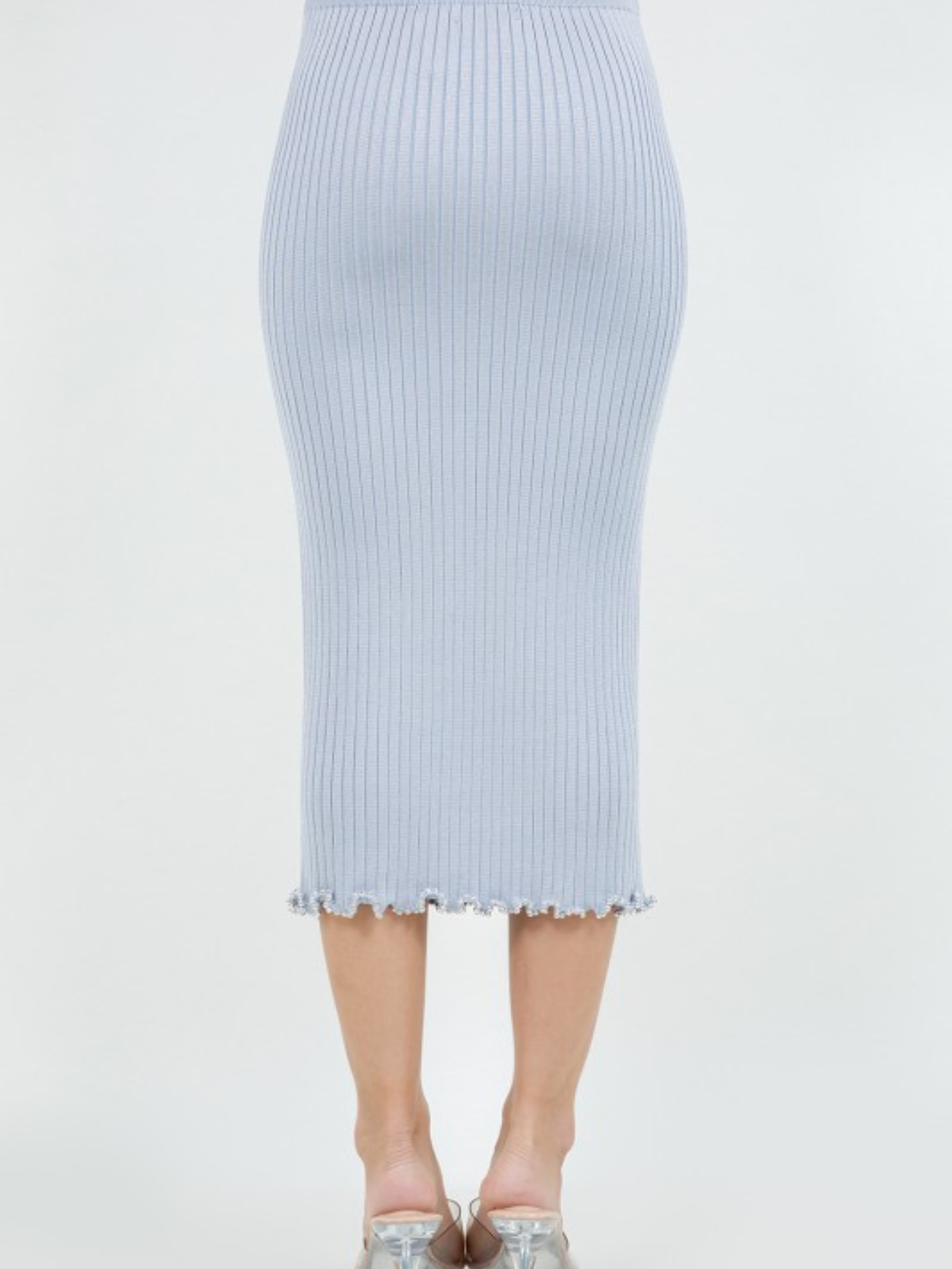 Beaded Edge Knit Skirt - Mimi & Rae