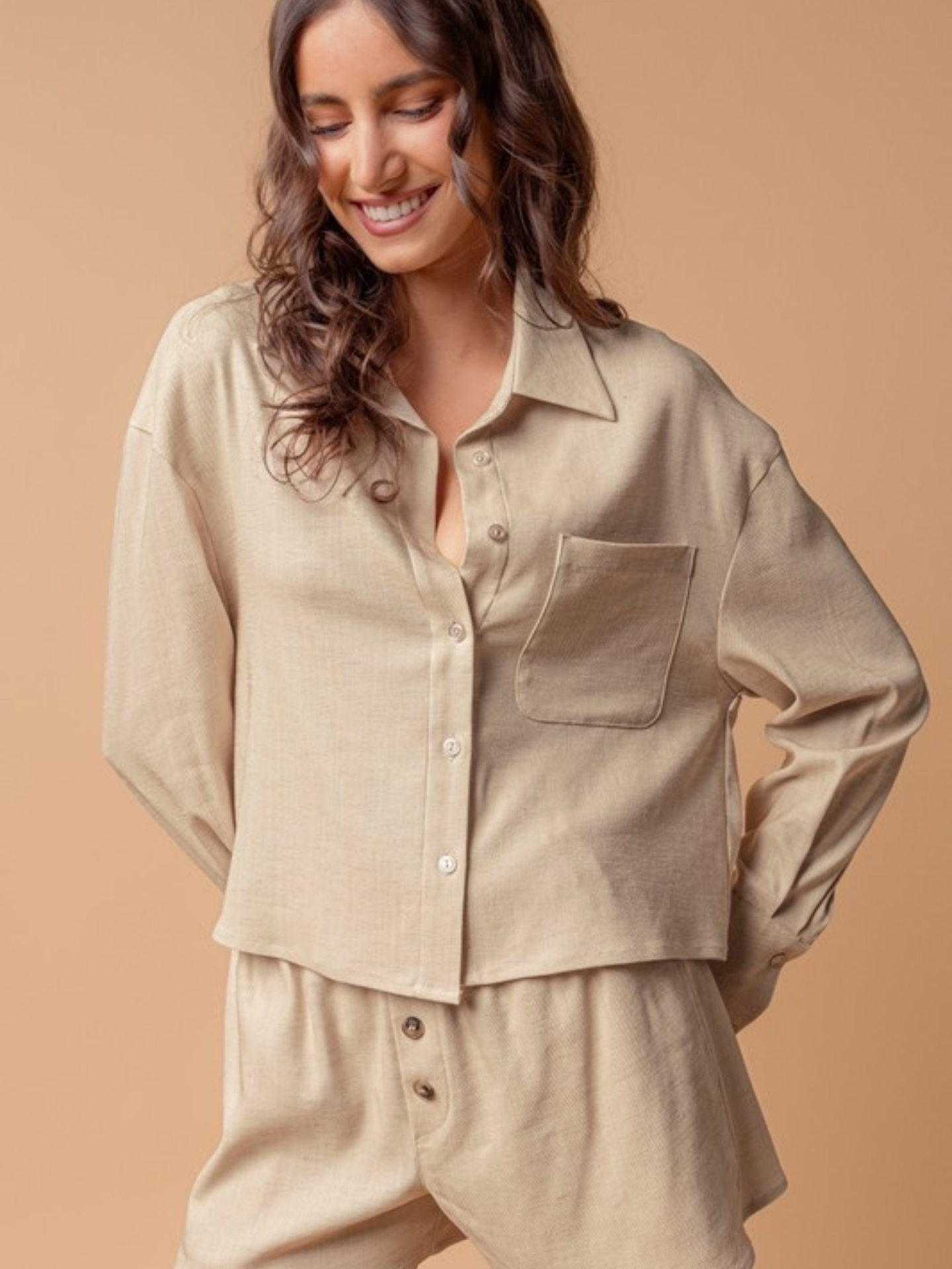Boxy Button Down - Mimi & Rae