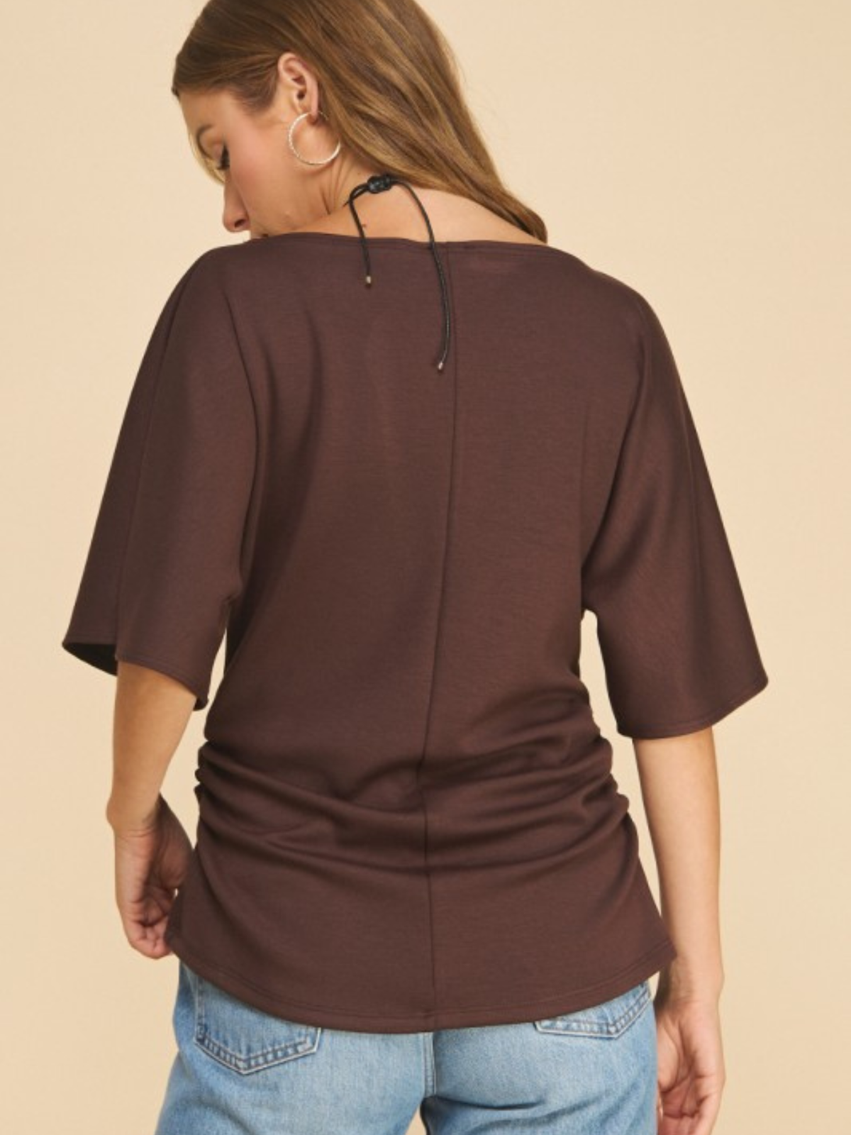 Elise Side Ruched Top