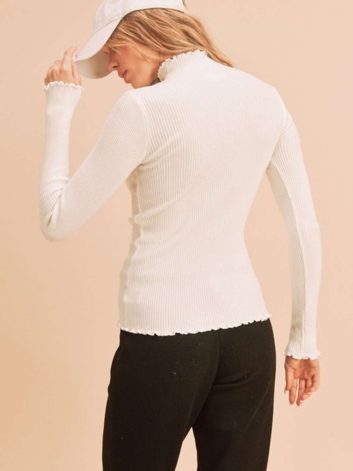 Ribbed Knit Classic Sweater