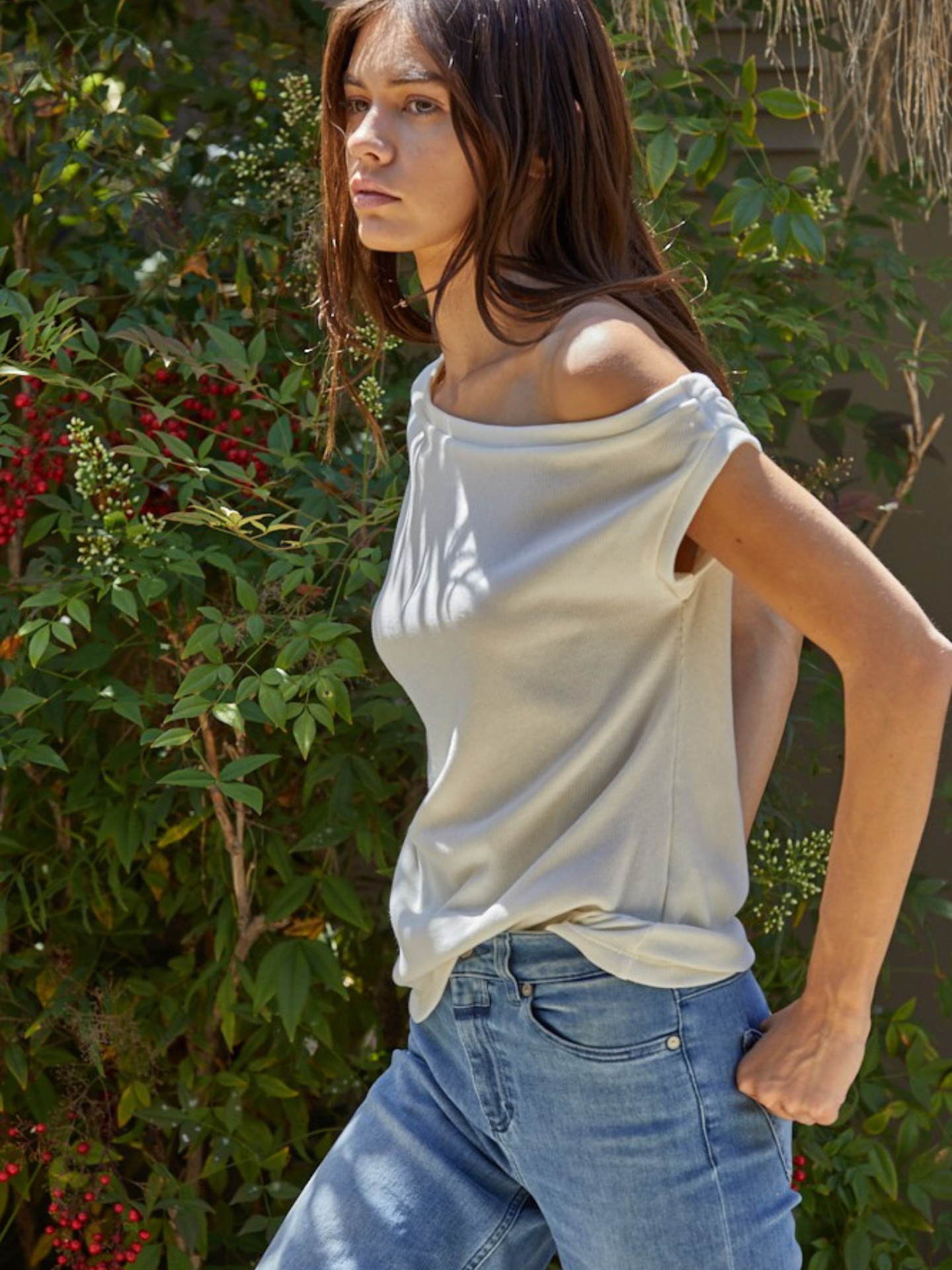 Off Shoulder Knit Top - Mimi & Rae