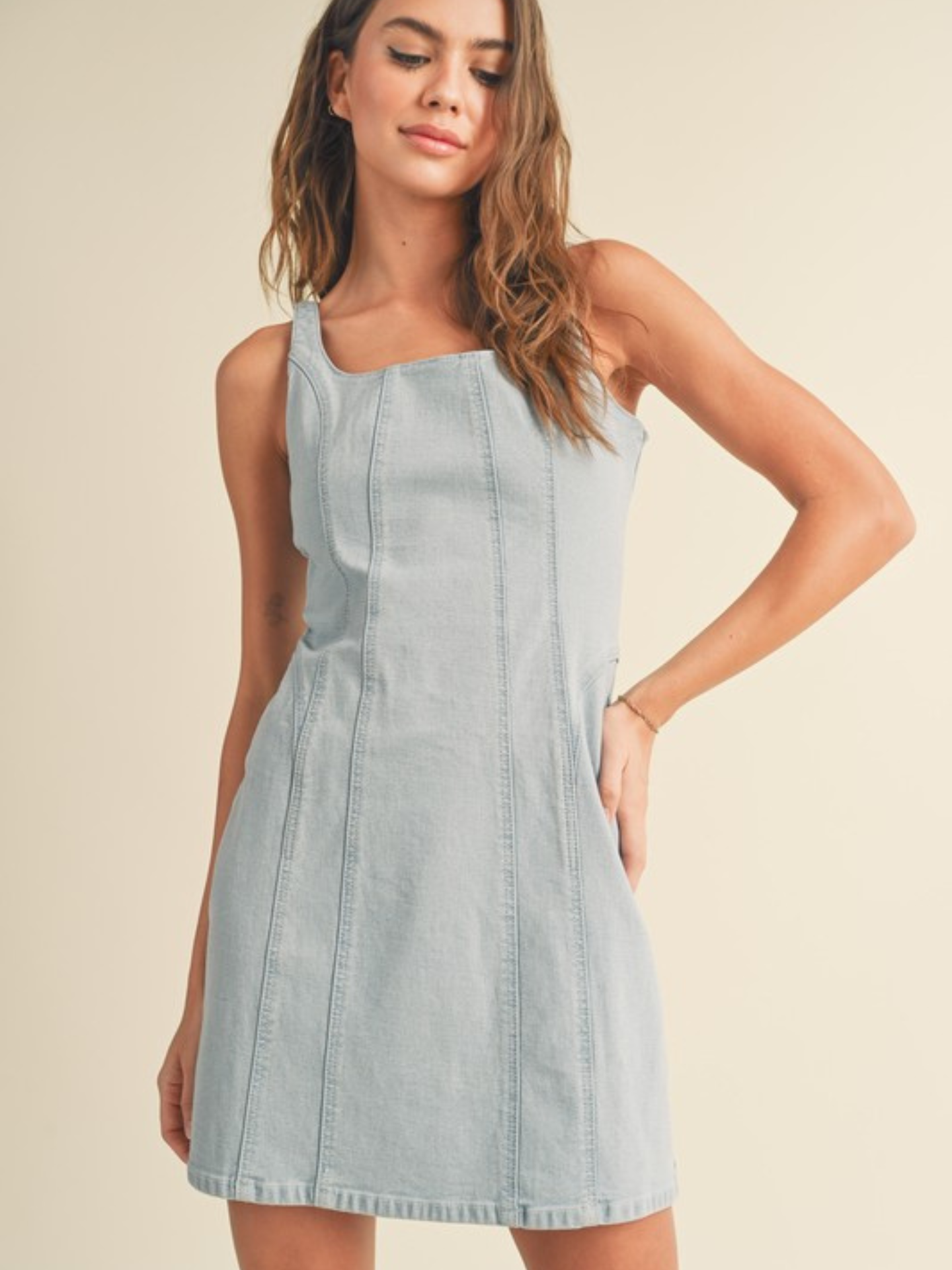 Stretch Denim Dress