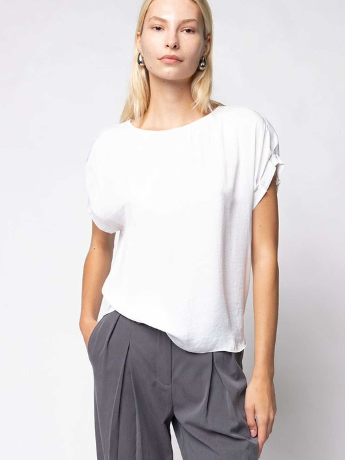 Drop Shoulder Blouse - Mimi & Rae
