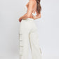 High Rise Double Cargo Pants