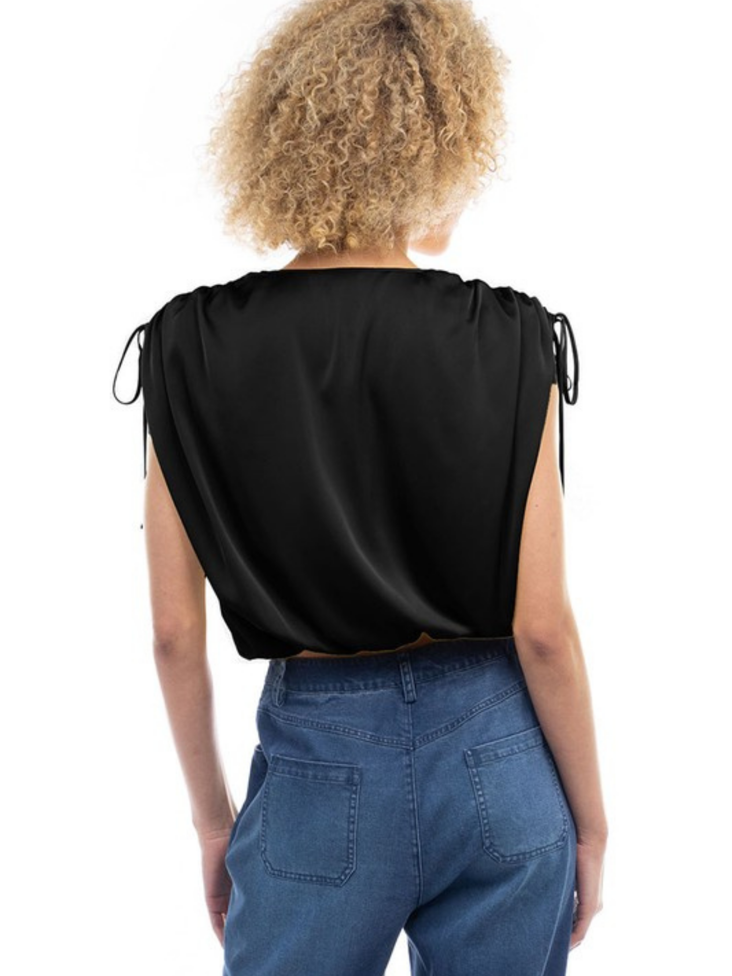 Adjustable Shoulder Blouse - Mimi & Rae