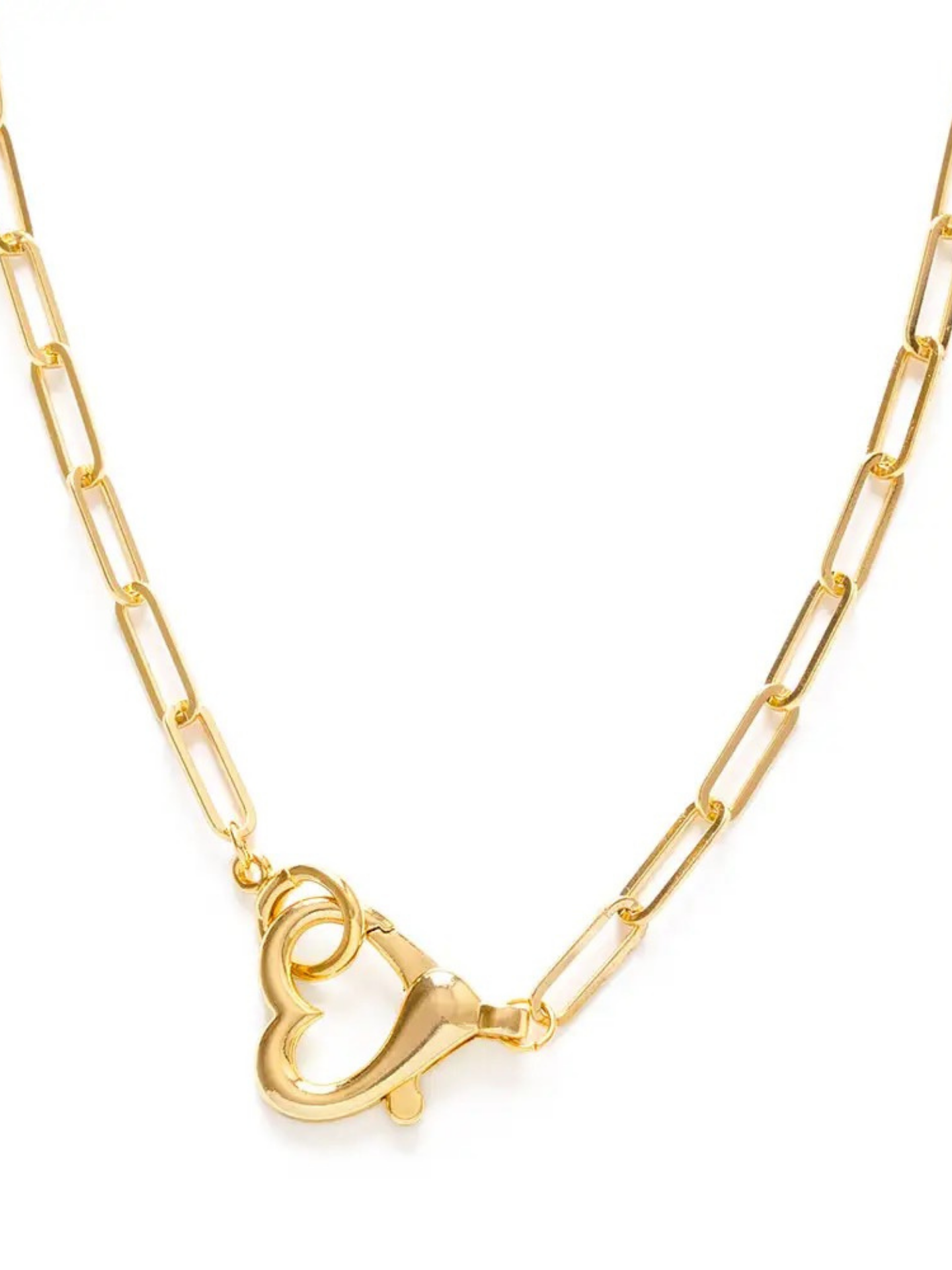 Amano Studios heart necklace with a delicate chain and a polished heart pendant, elegant jewelry for special occasions or daily wear.