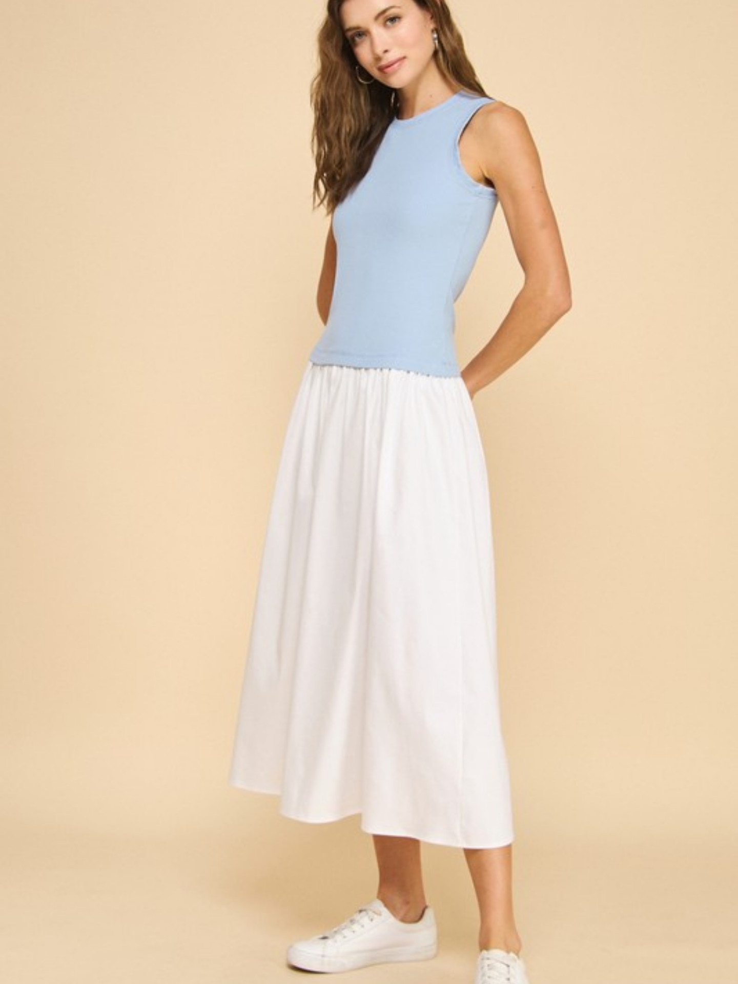 Drop Waist Maxi Dress