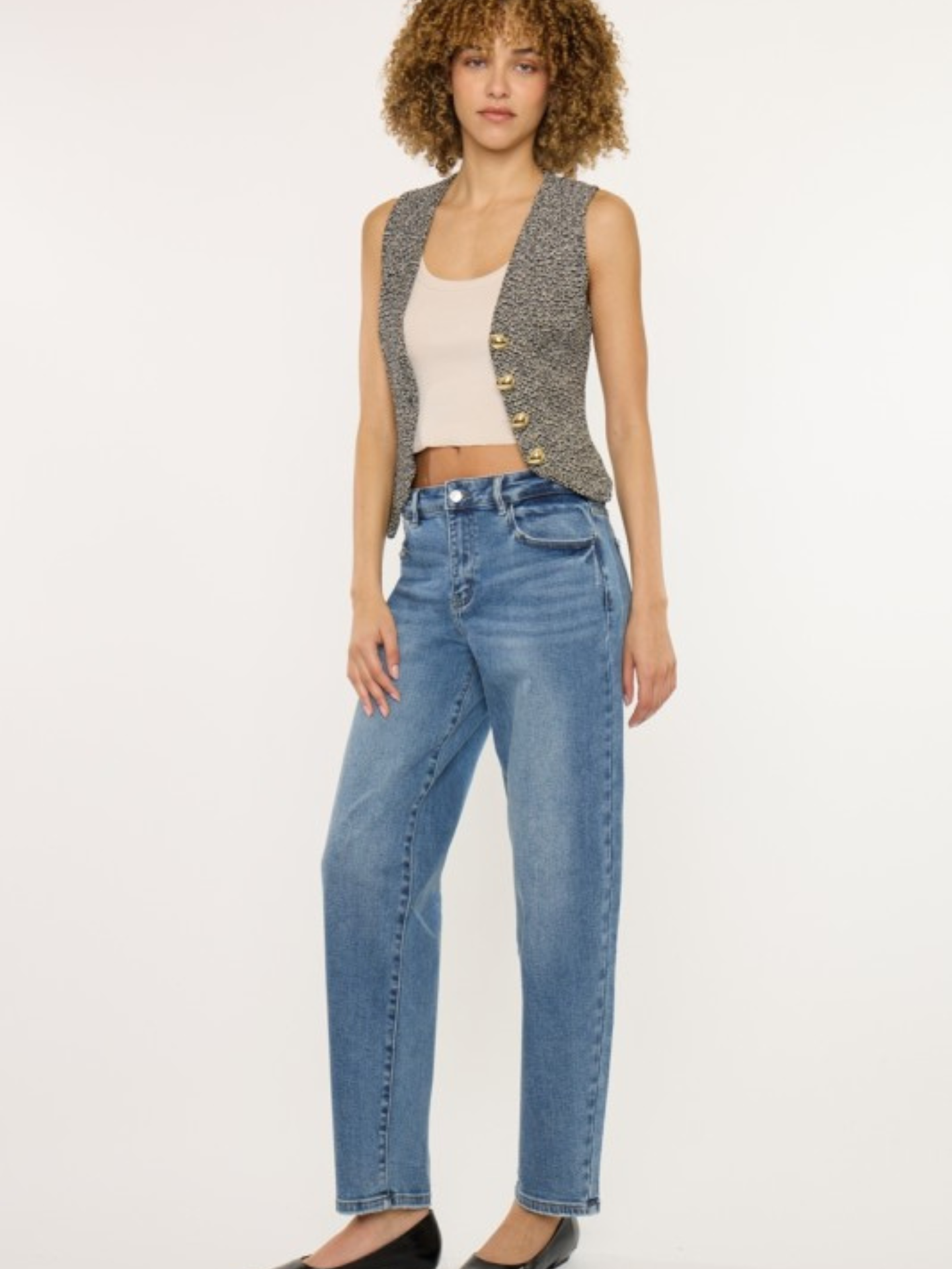 Emma Slim Barrel Denim - Mimi & Rae