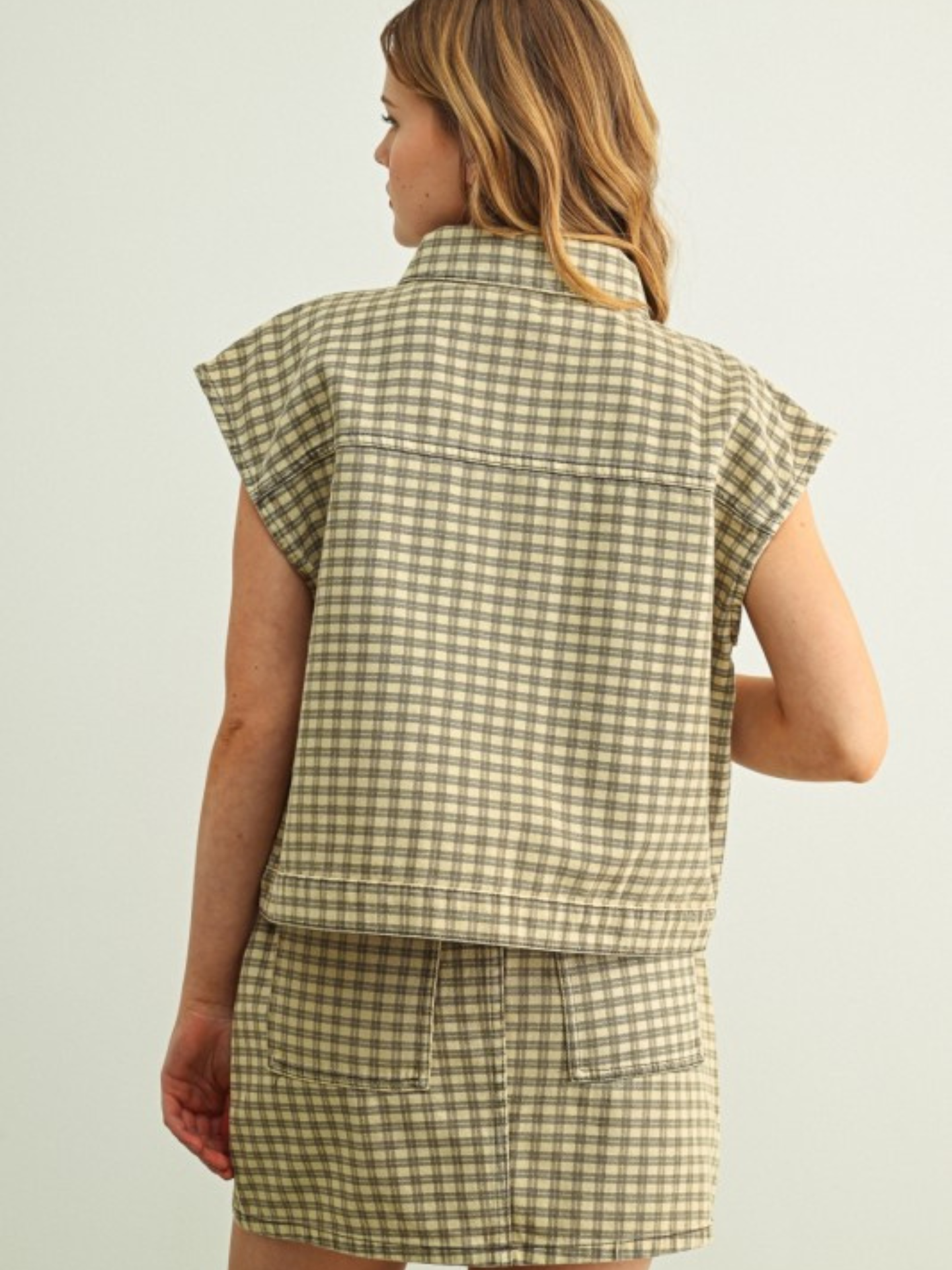 Mini Checker Pattern Skirt