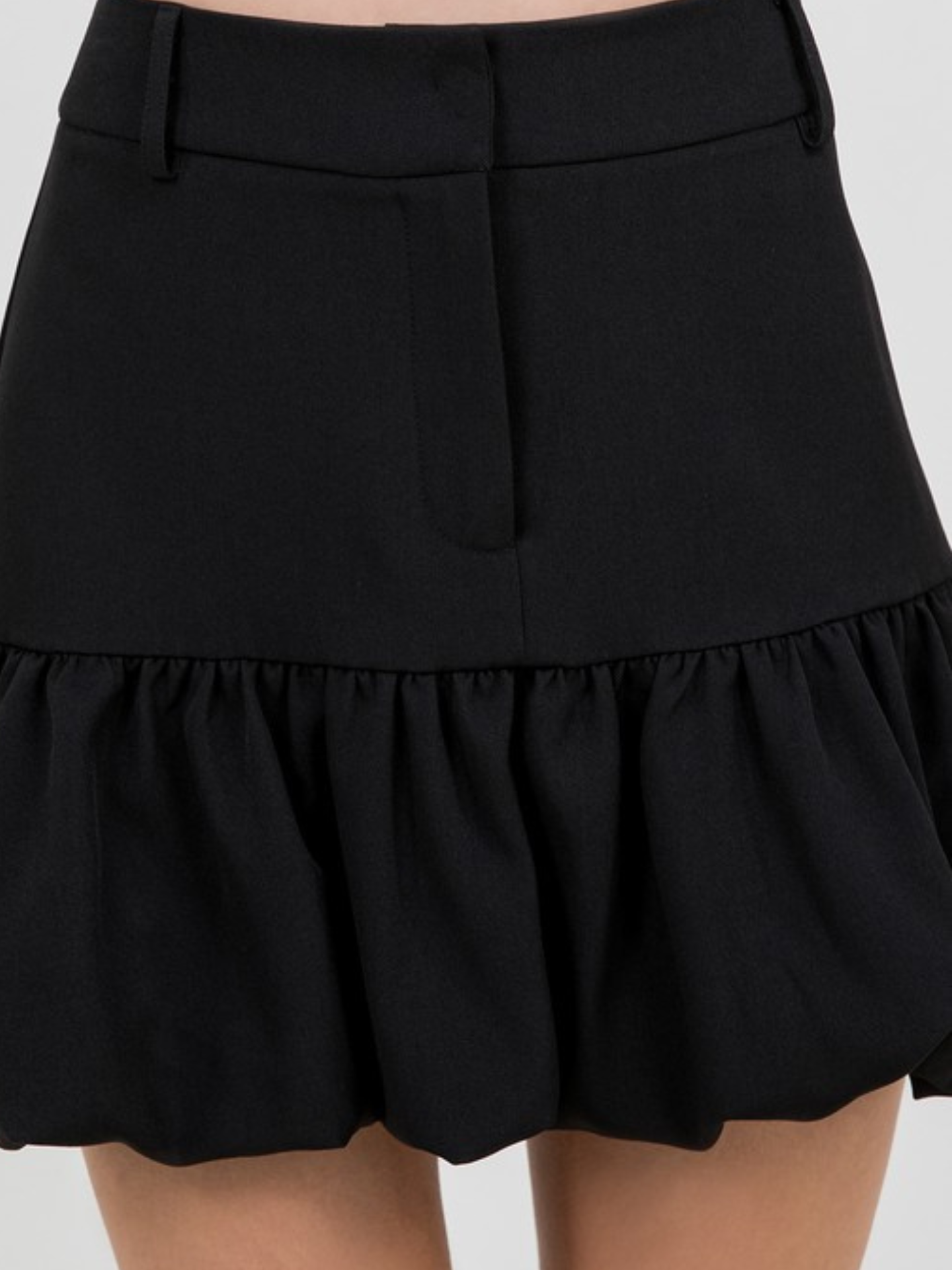 Structured Bubble Mini Skirt - Mimi & Rae