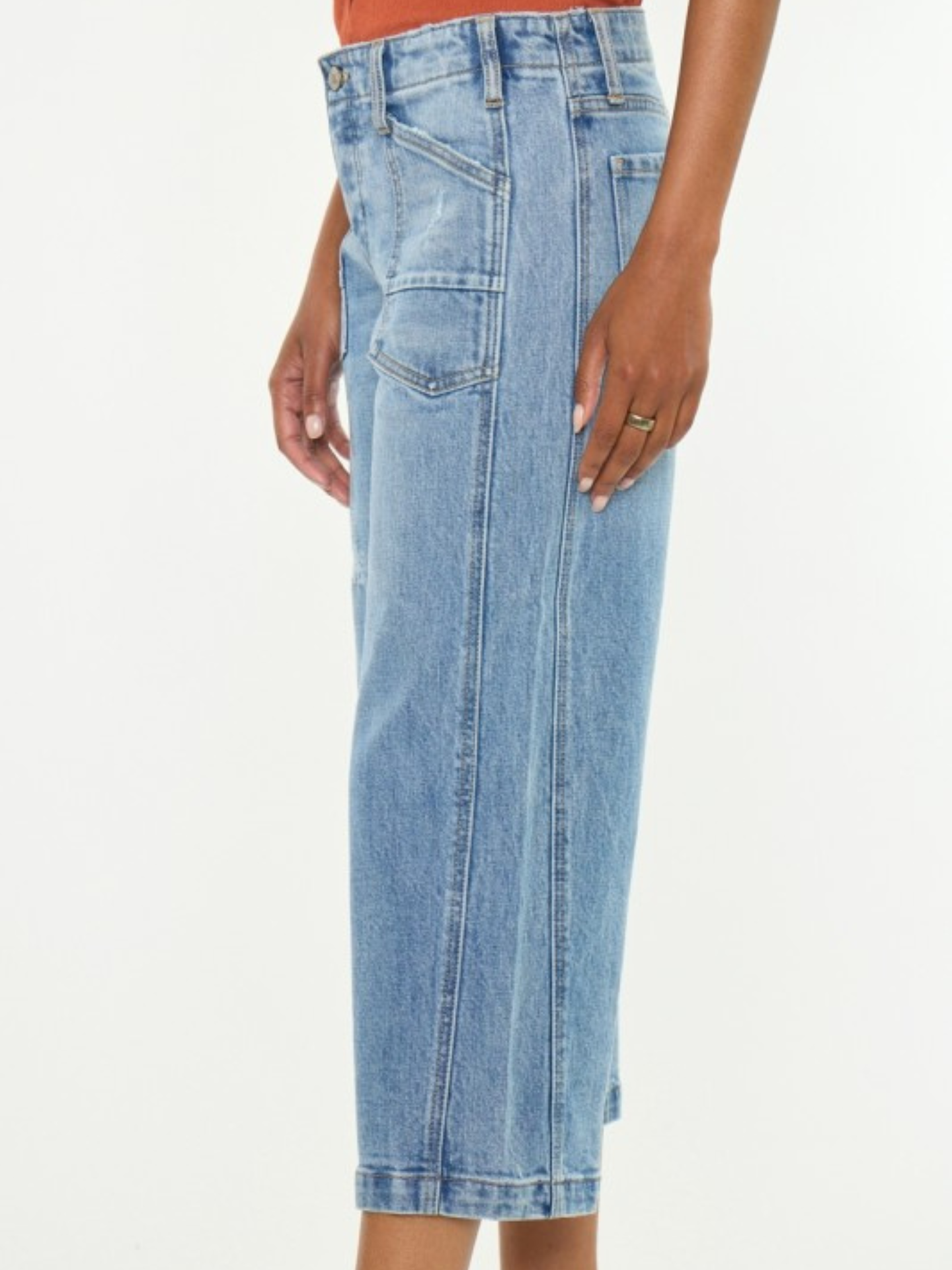 Lena Denim Culottes - Mimi & Rae