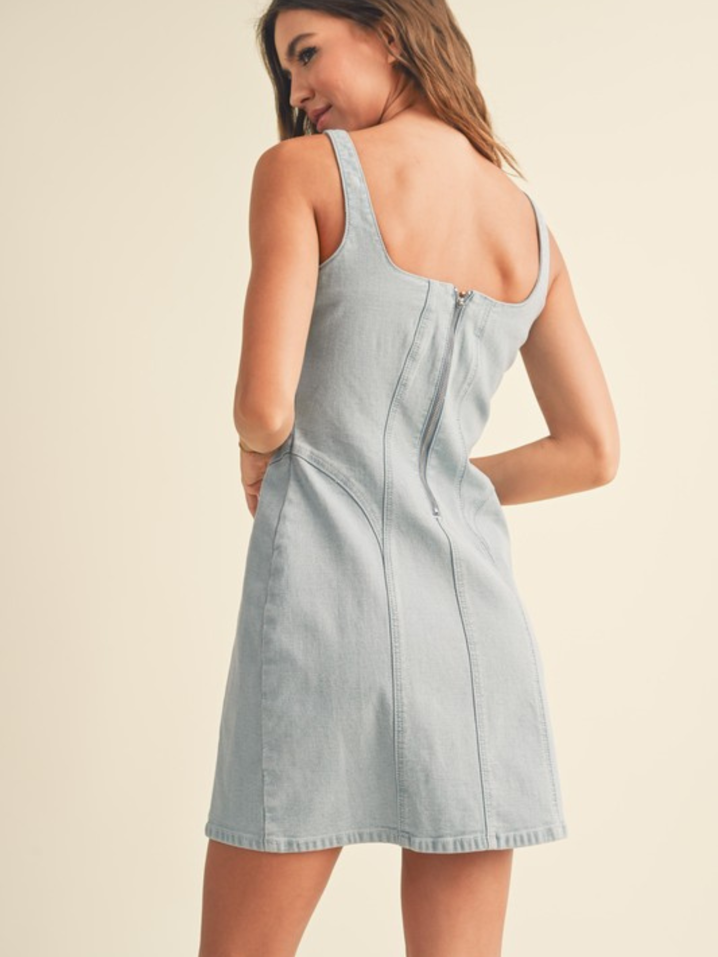 Stretch Denim Dress