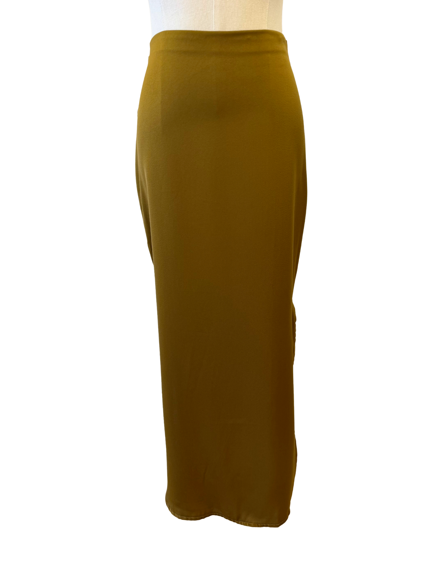 Satin Side Slit Skirt Size Small