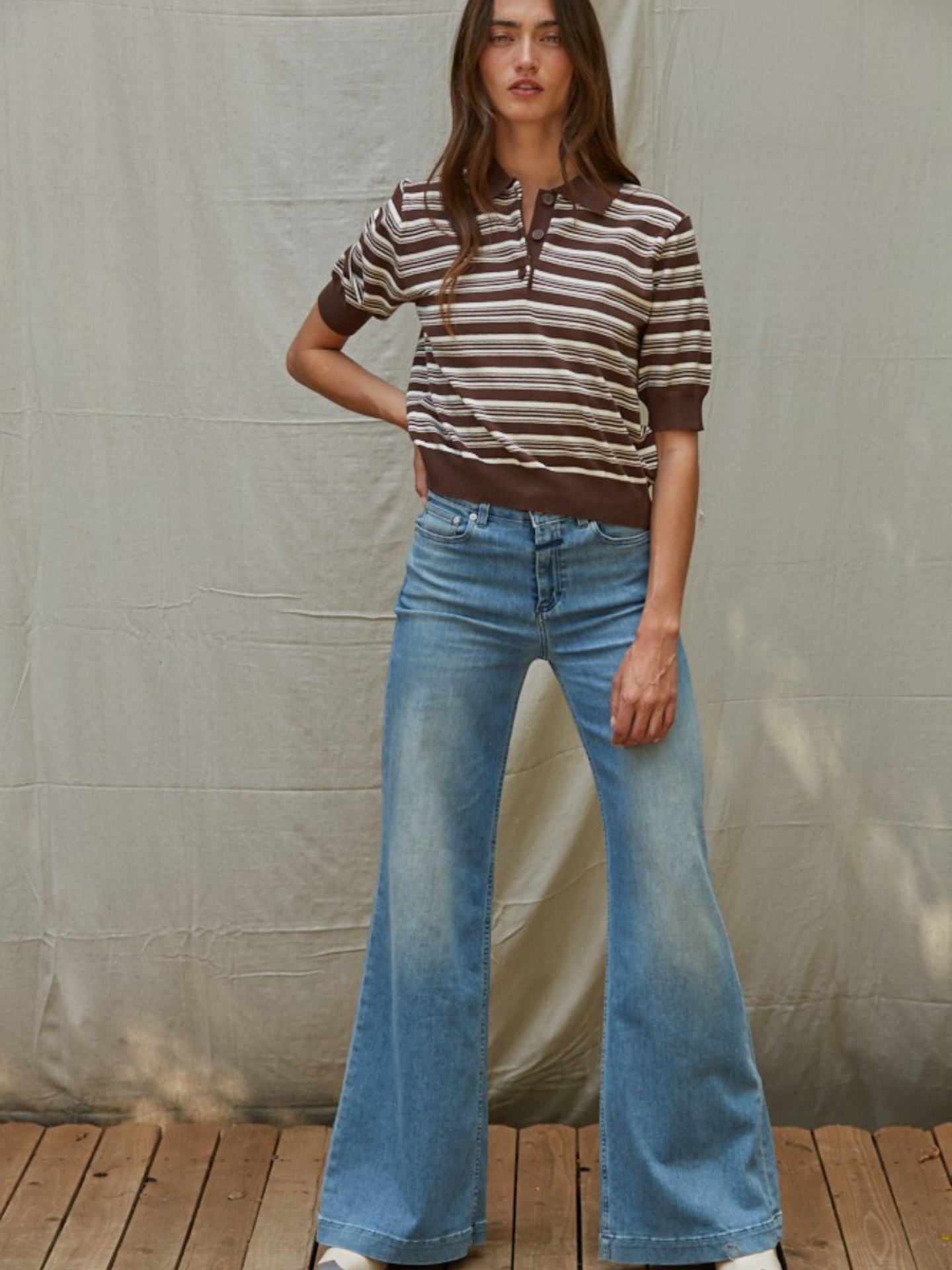 Striped Polo - Mimi & Rae