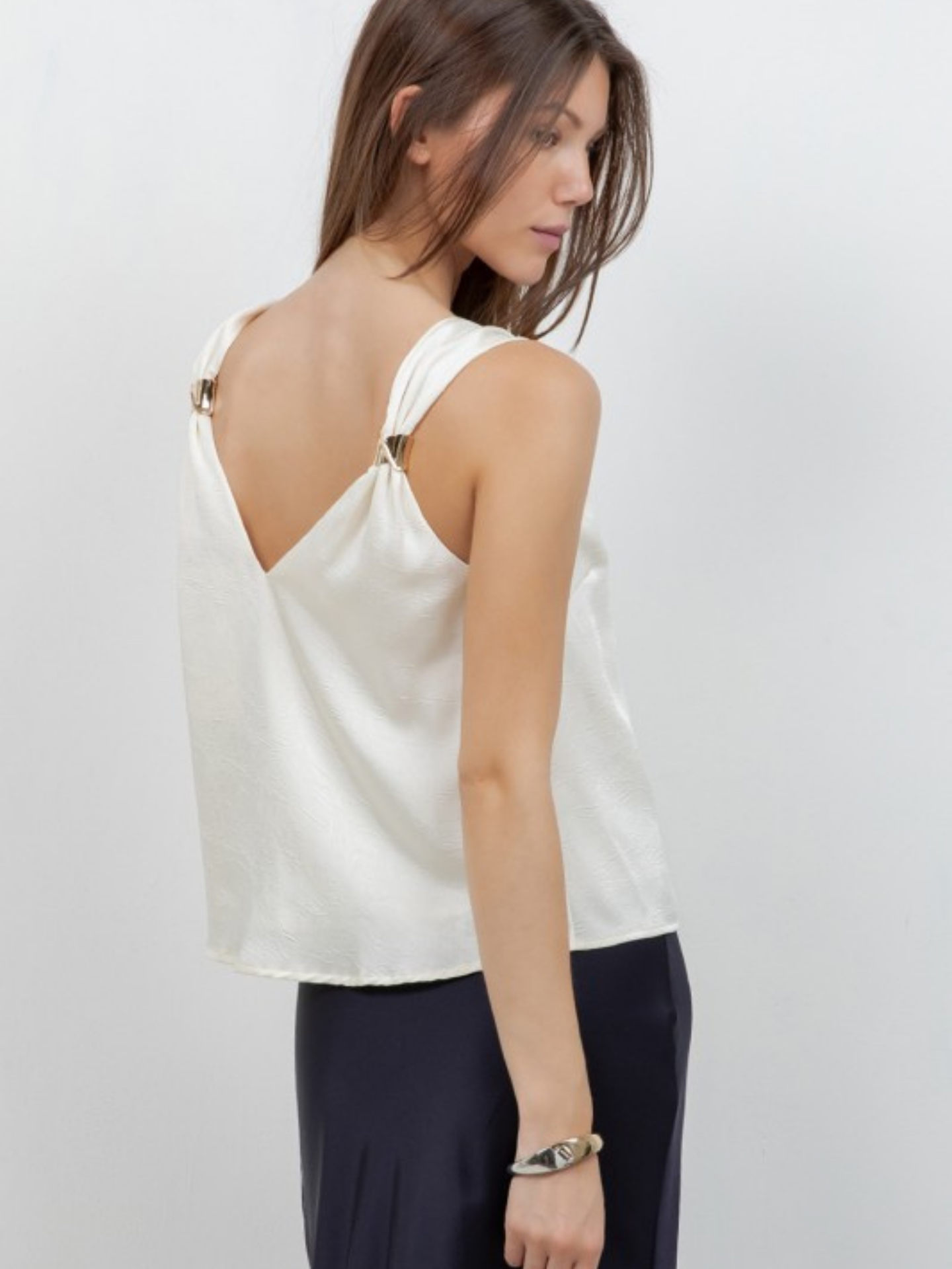 Florence Tank with Gold Jewel Detailing