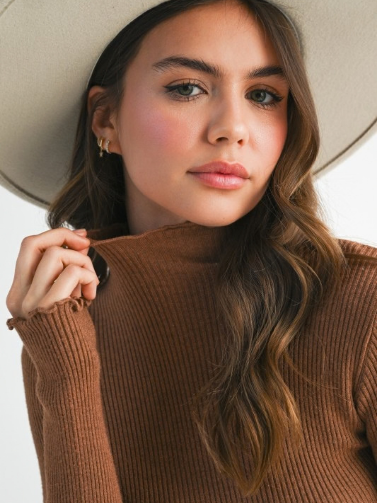 Ribbed Knit Classic Sweater