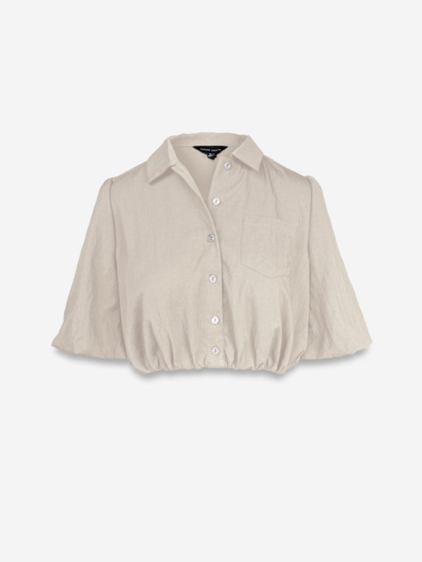 Bubble Cropped Buttondown