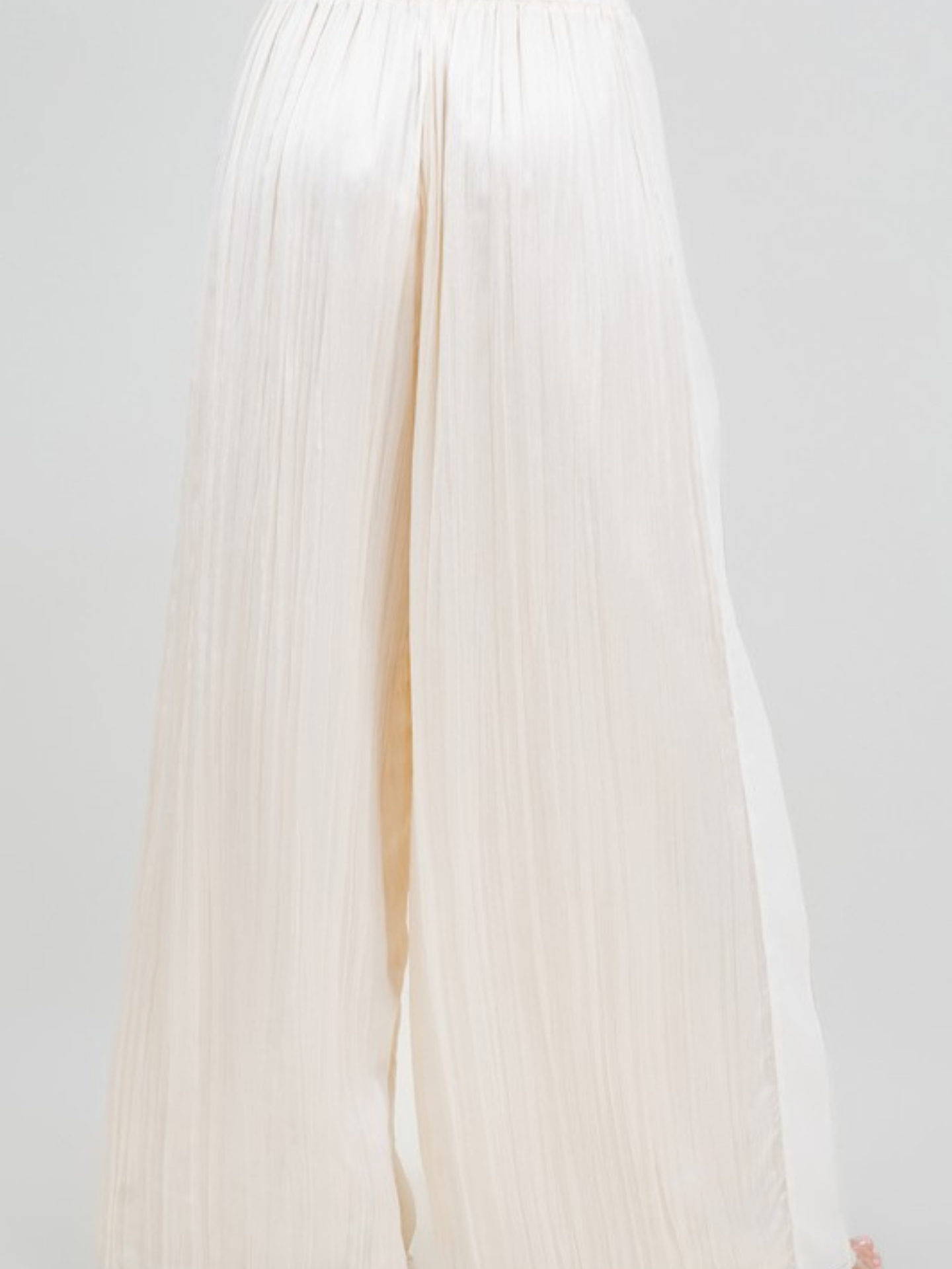 Crinkle Satin Trousers