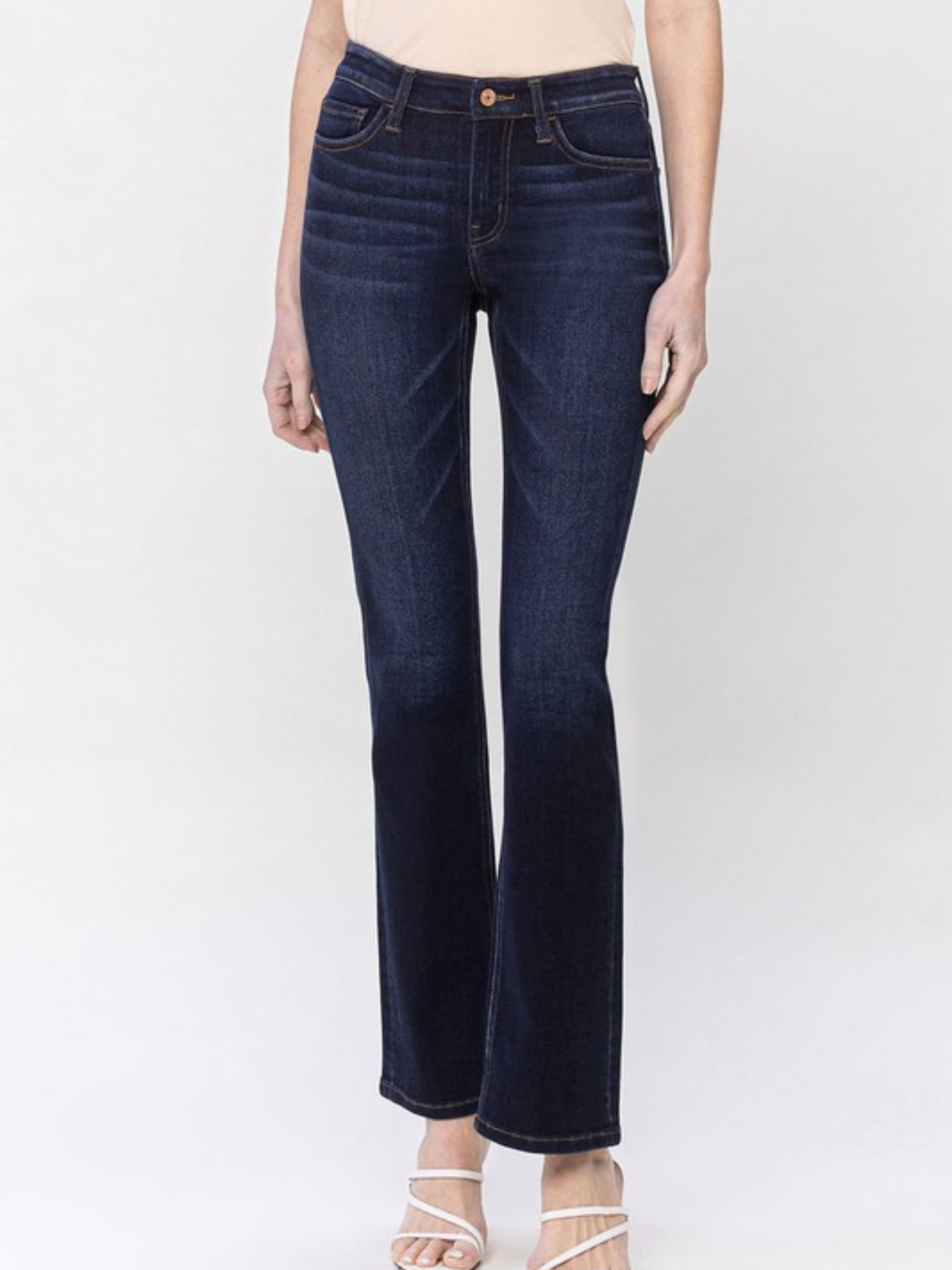 Mid Rise Bootcut Dark Denim