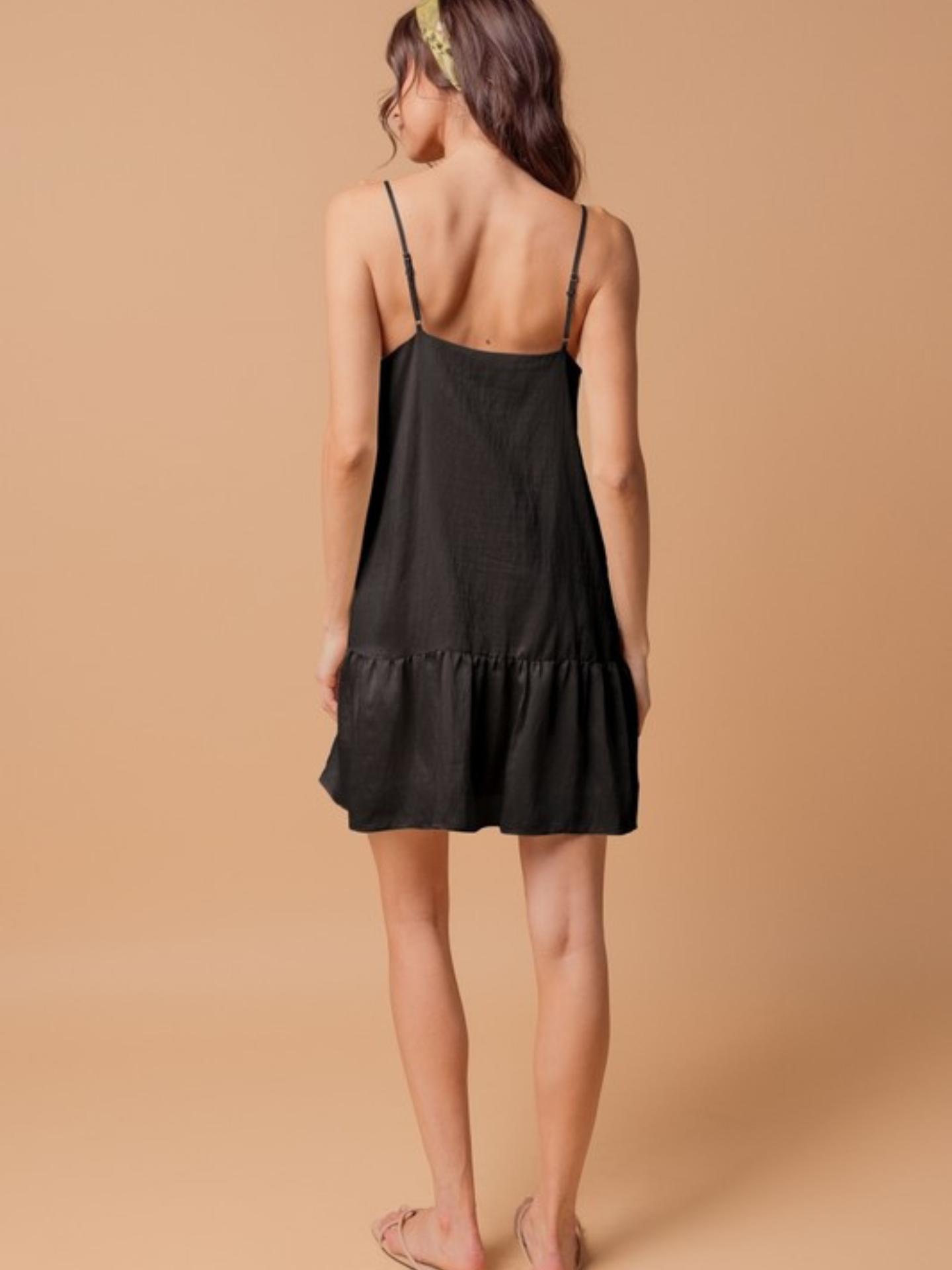 Ruffle Hem Mini Dress - Mimi & Rae