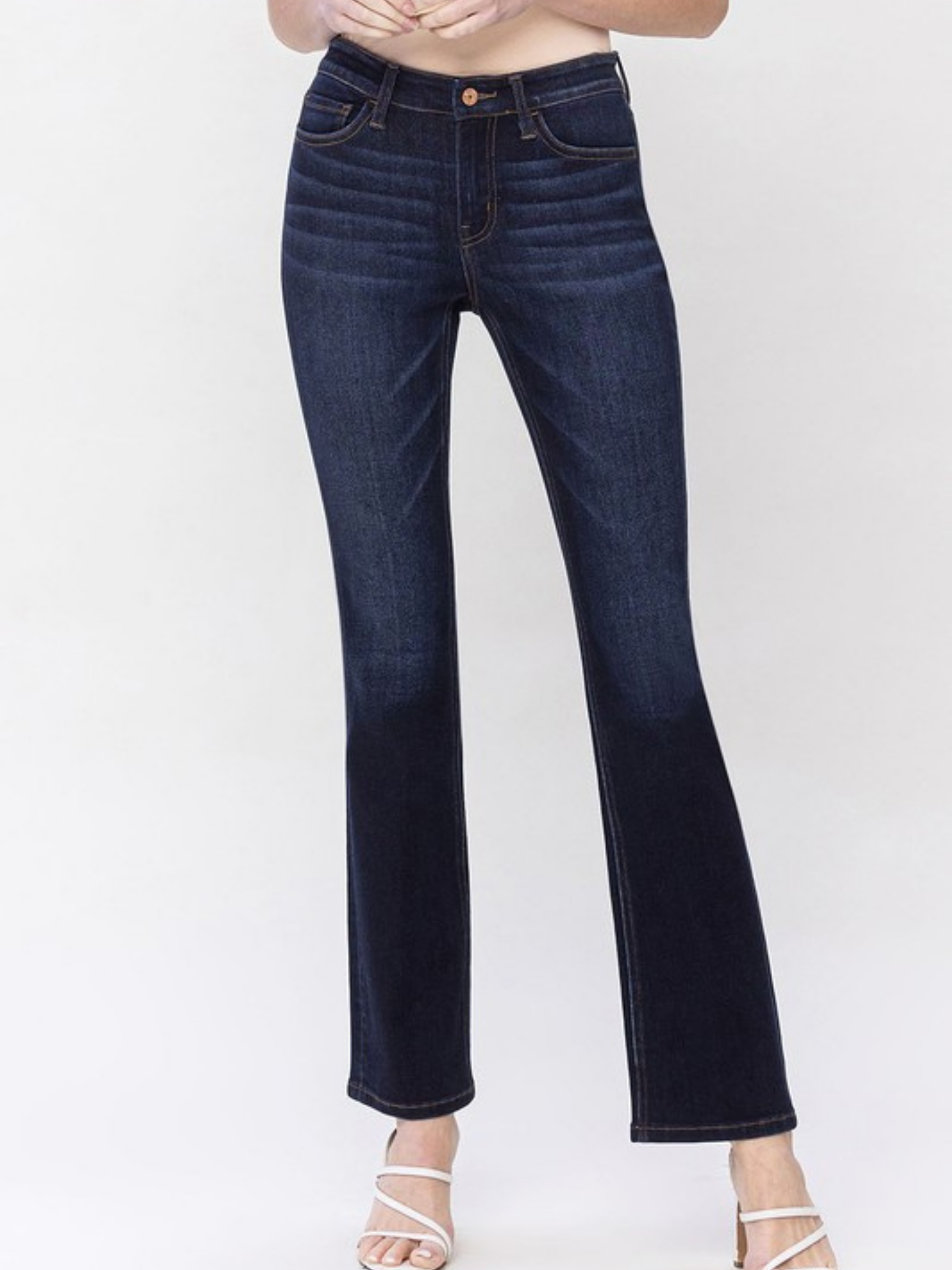 Mid Rise Bootcut Dark Denim