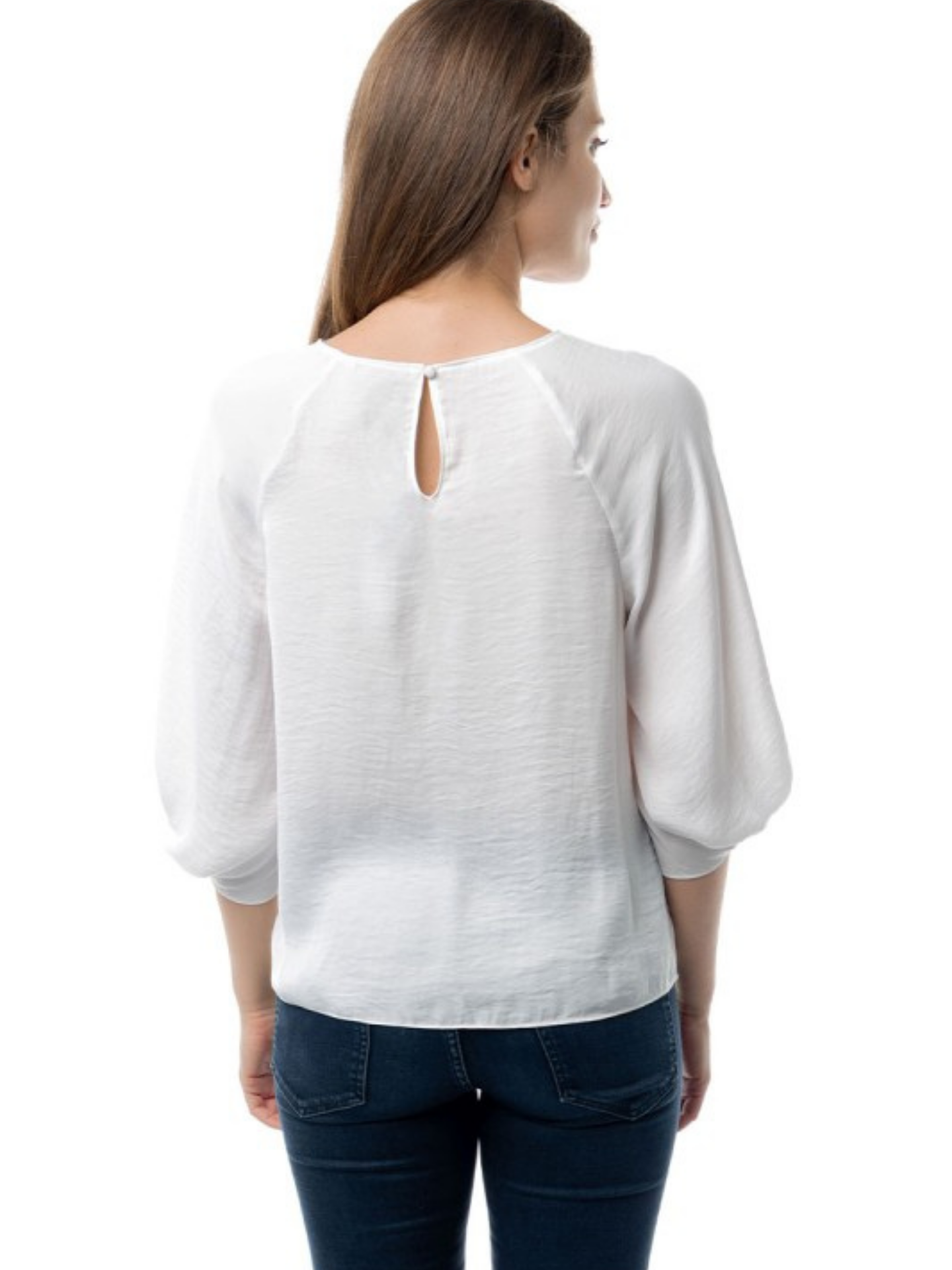 Loose 3/4 Sleeve Blouse - Mimi & Rae