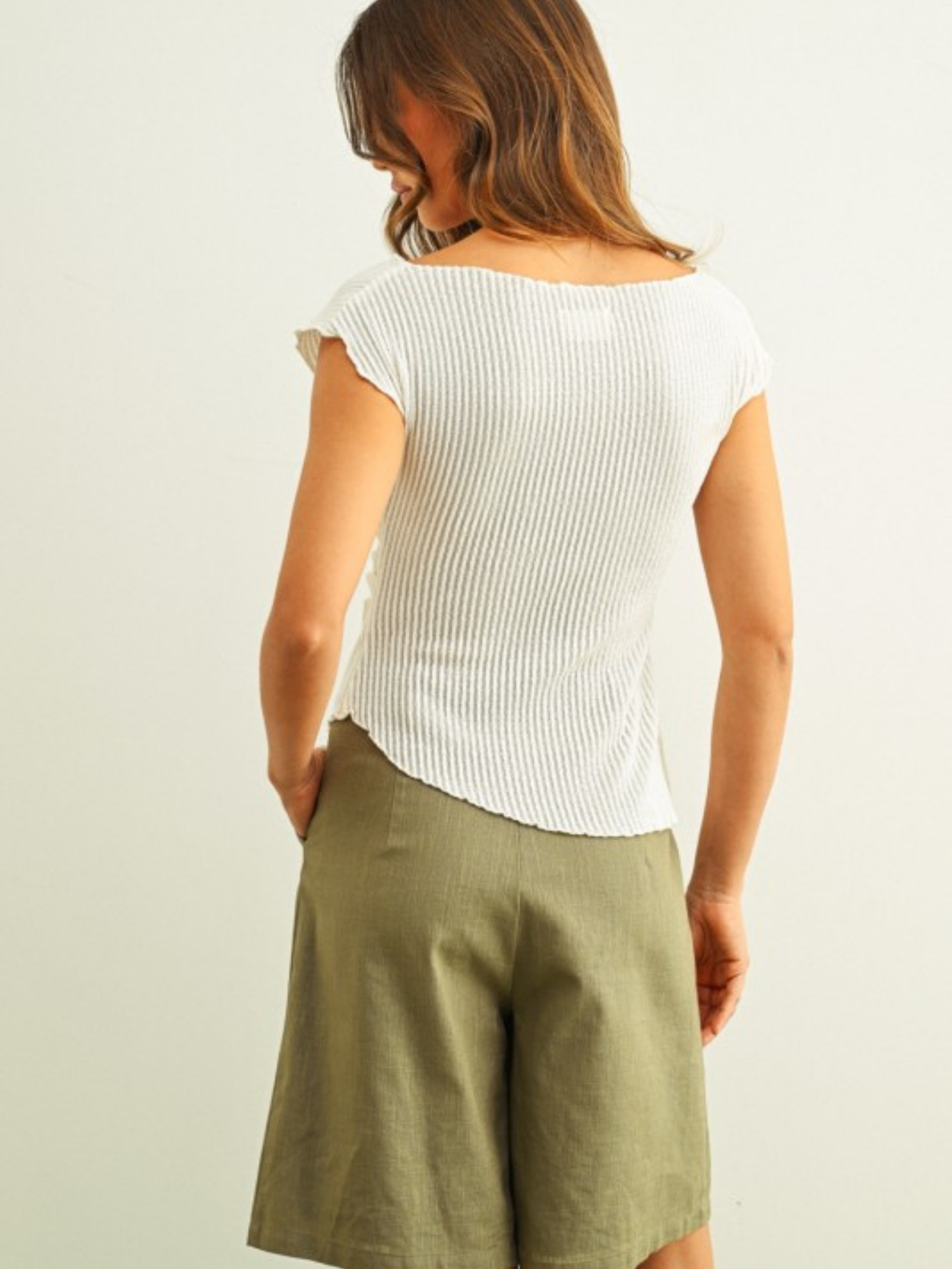 Ruched Asymmetirical Top