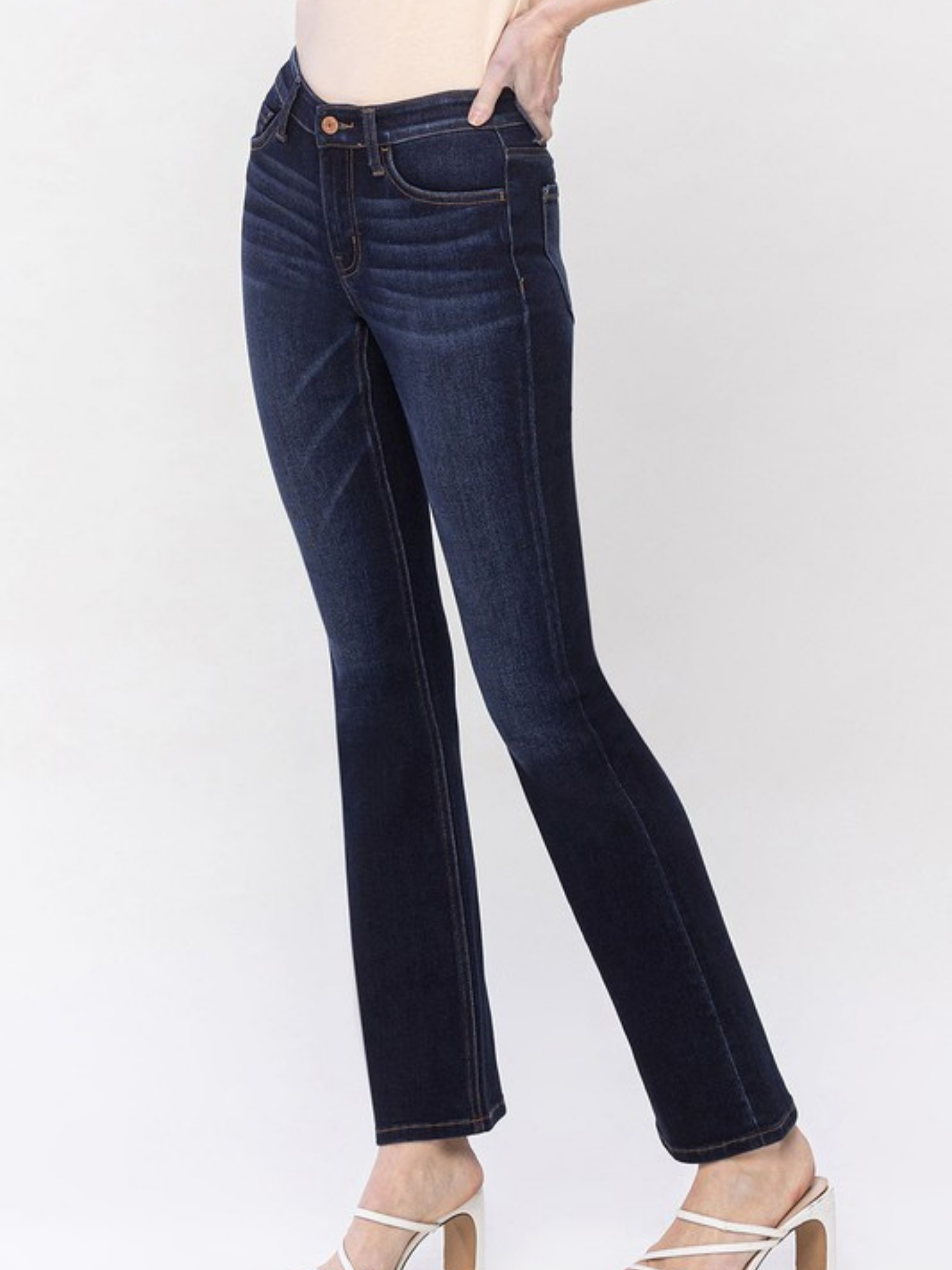 Mid Rise Bootcut Dark Denim