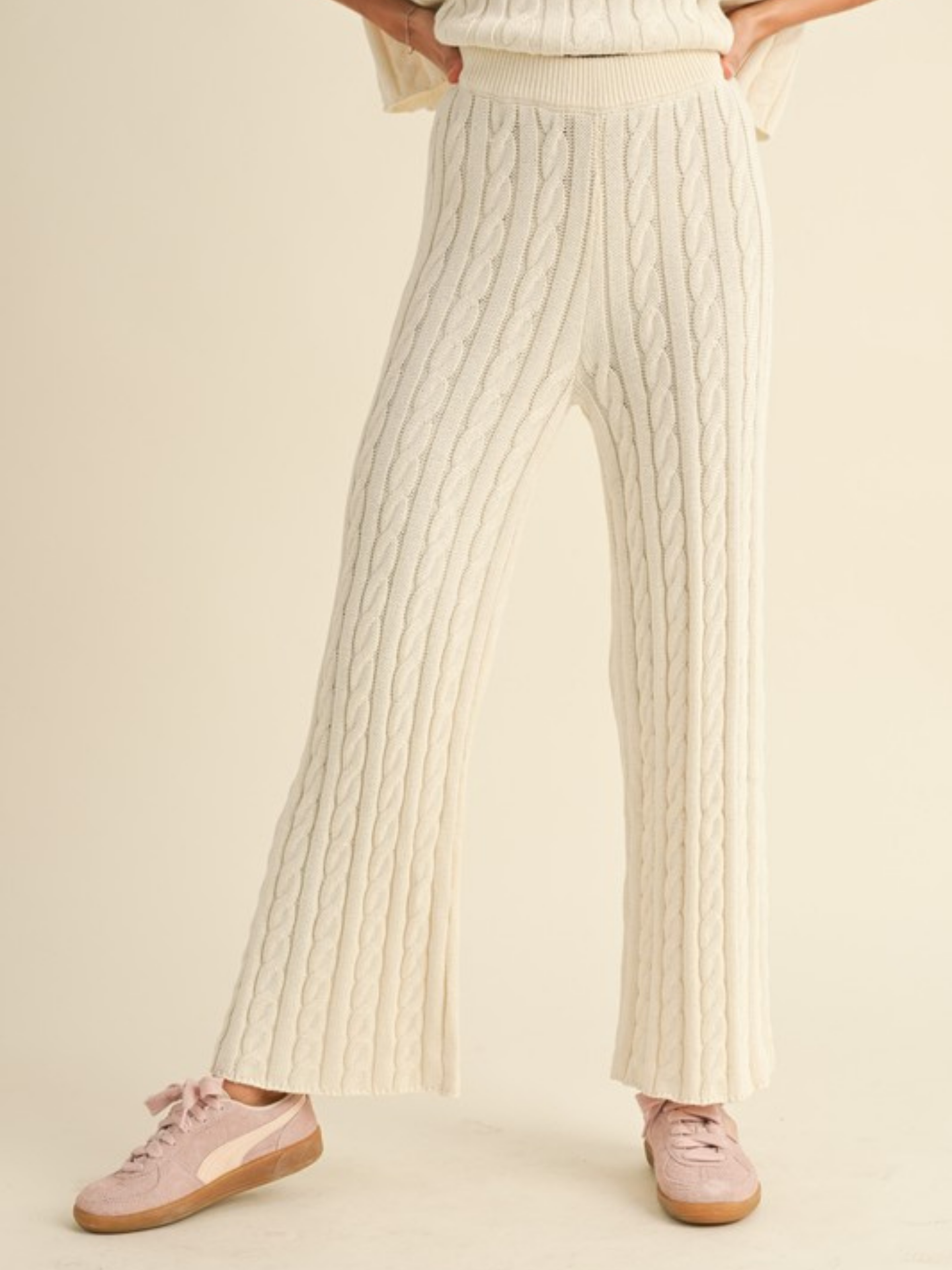 Cable Knit Pants