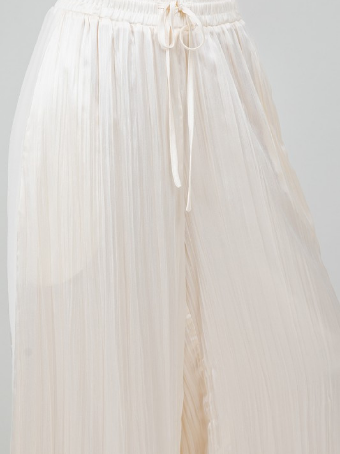 Crinkle Satin Trousers