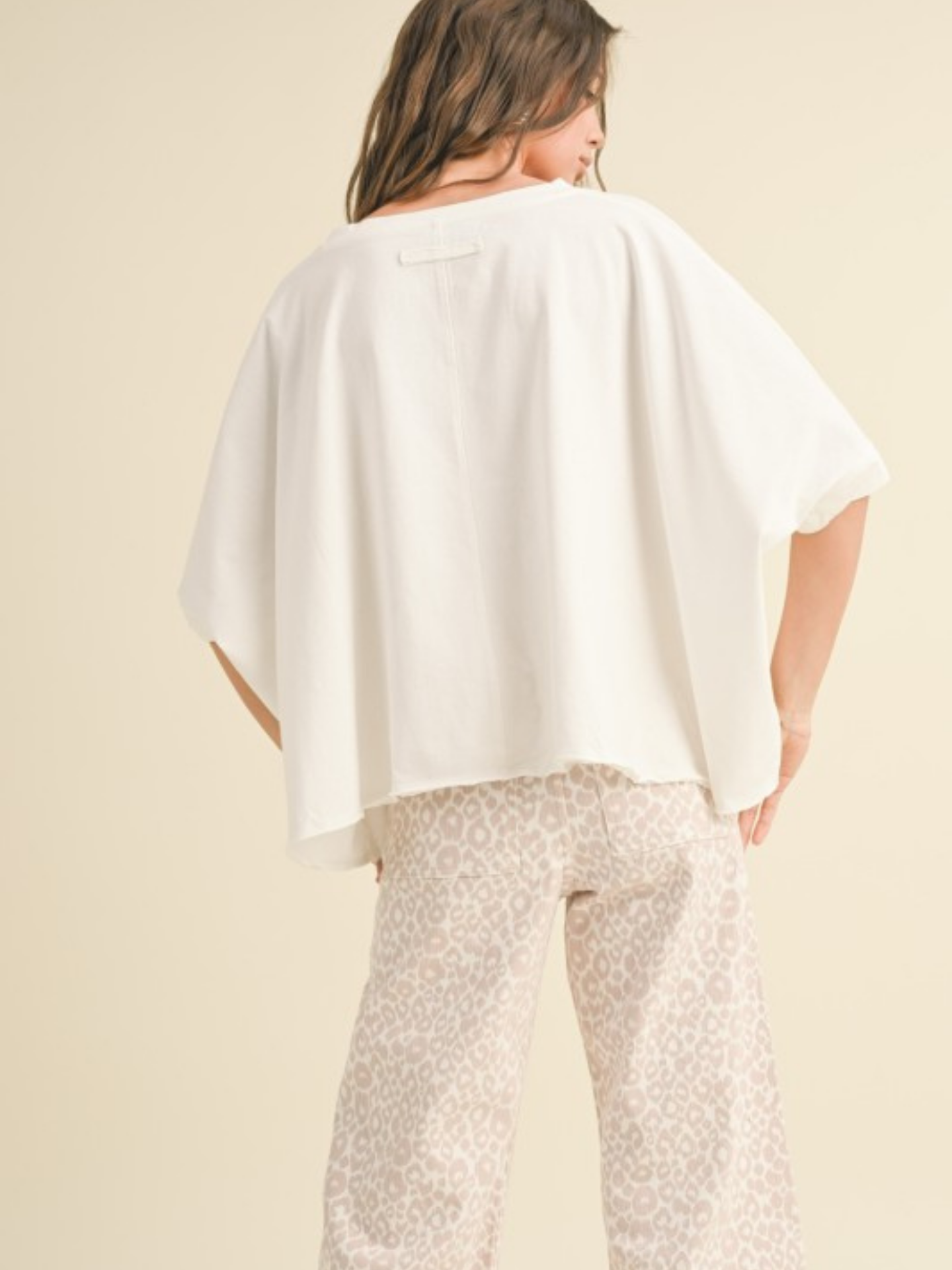 Oversize Cotton Tee - Mimi & Rae