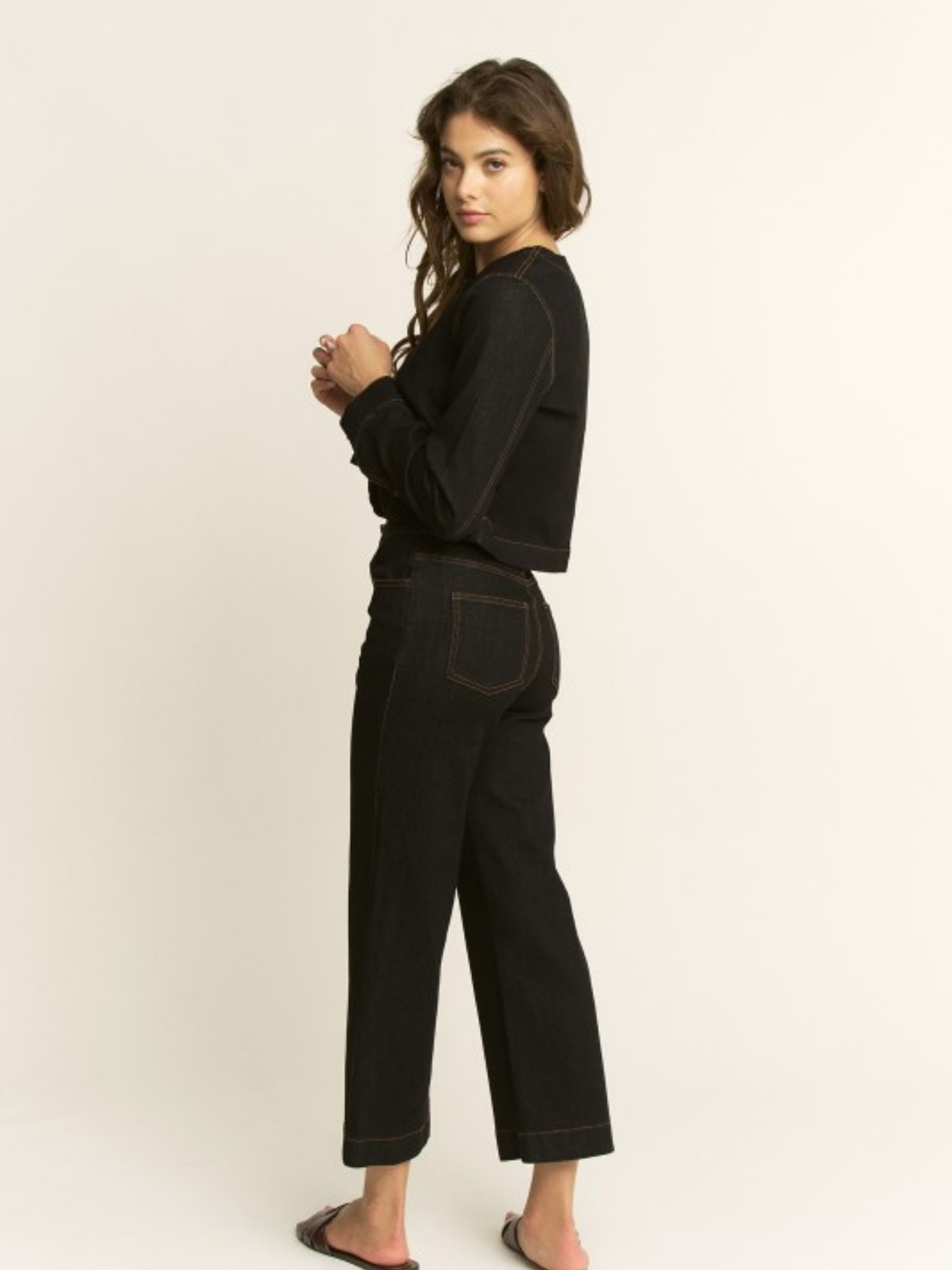 Black Denim Set