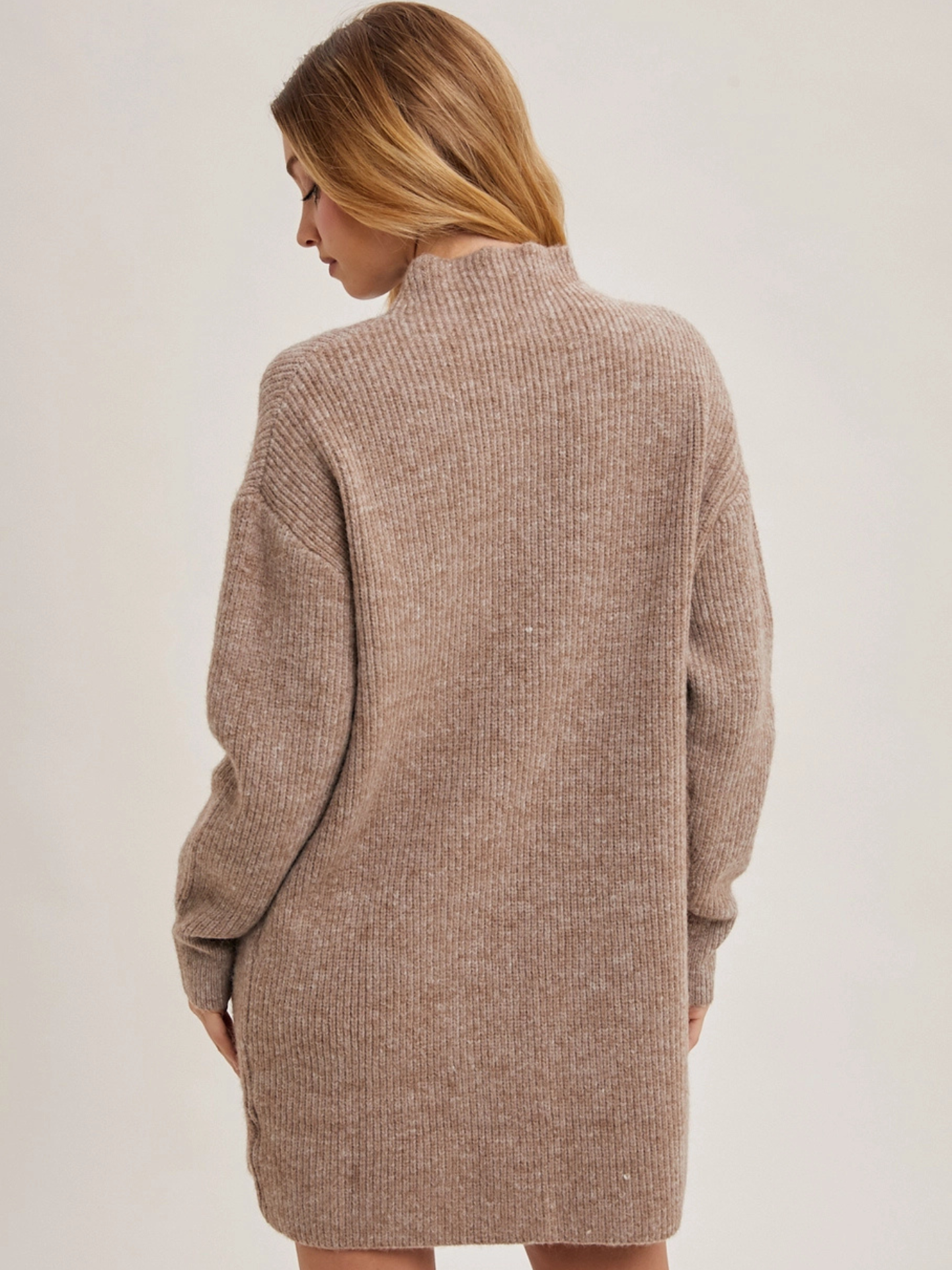 Mockneck Sweater Dress