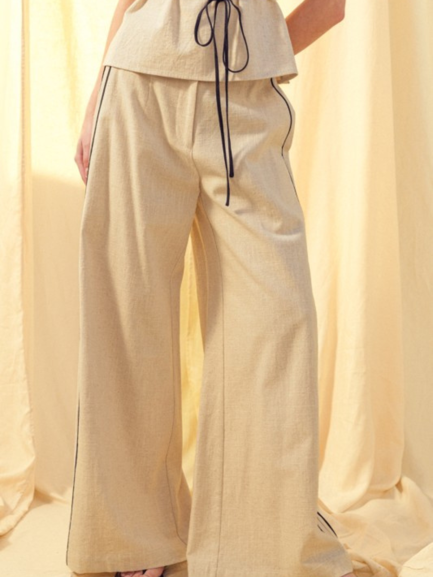 Carolyn Linen Trouser - Mimi & Rae