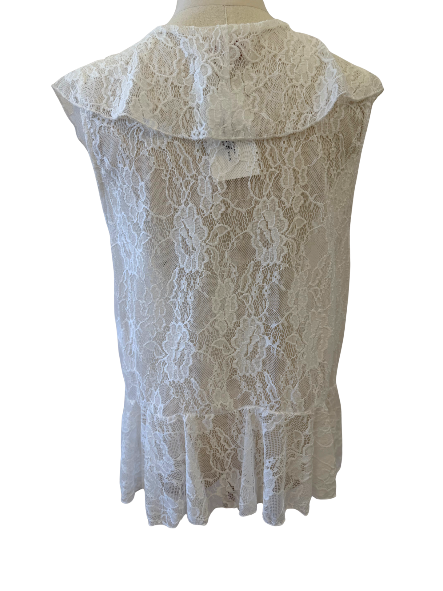 Ruffle Lace Top Size Large - Mimi & Rae