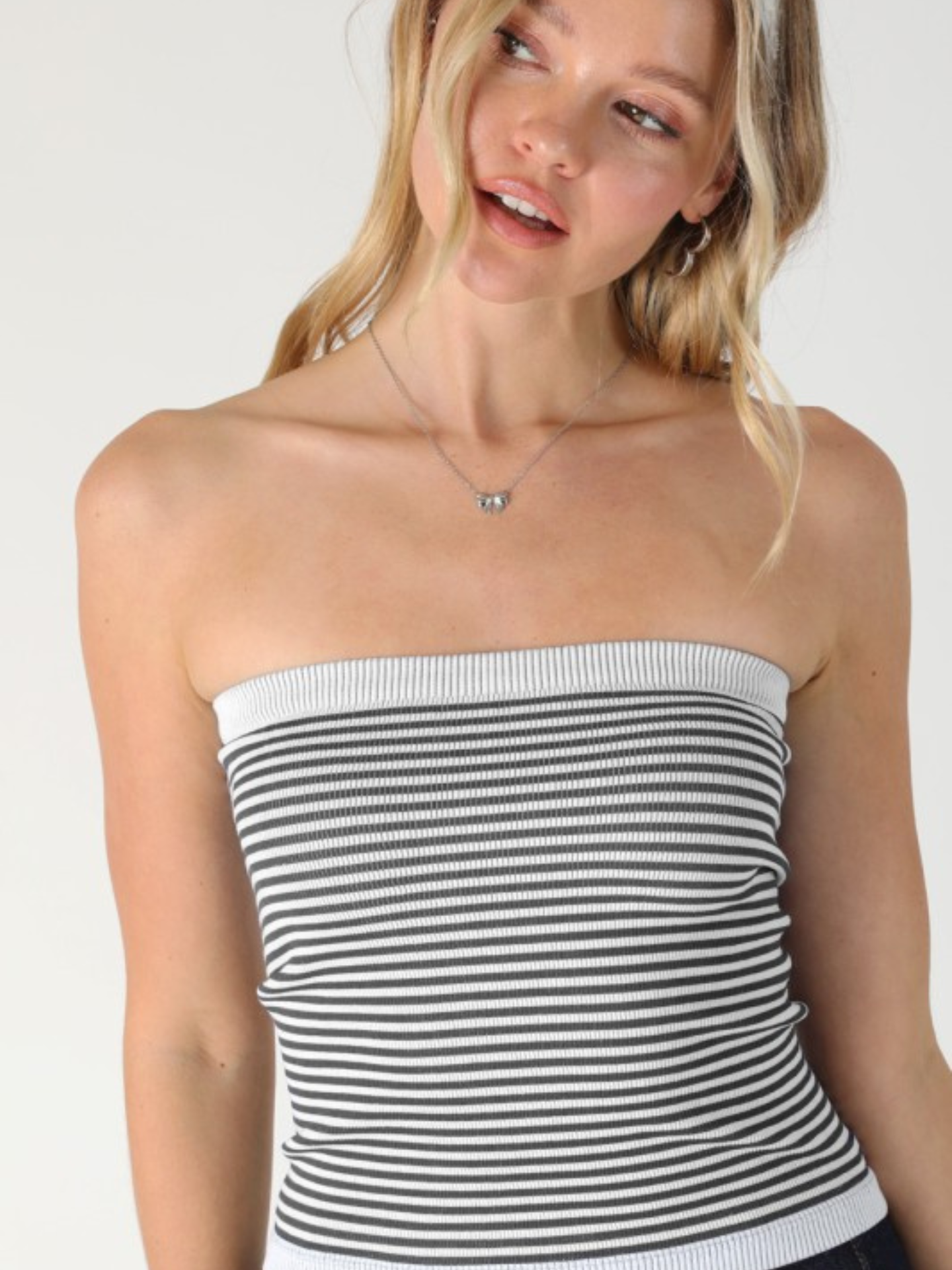 Bonnie Striped Tube Top