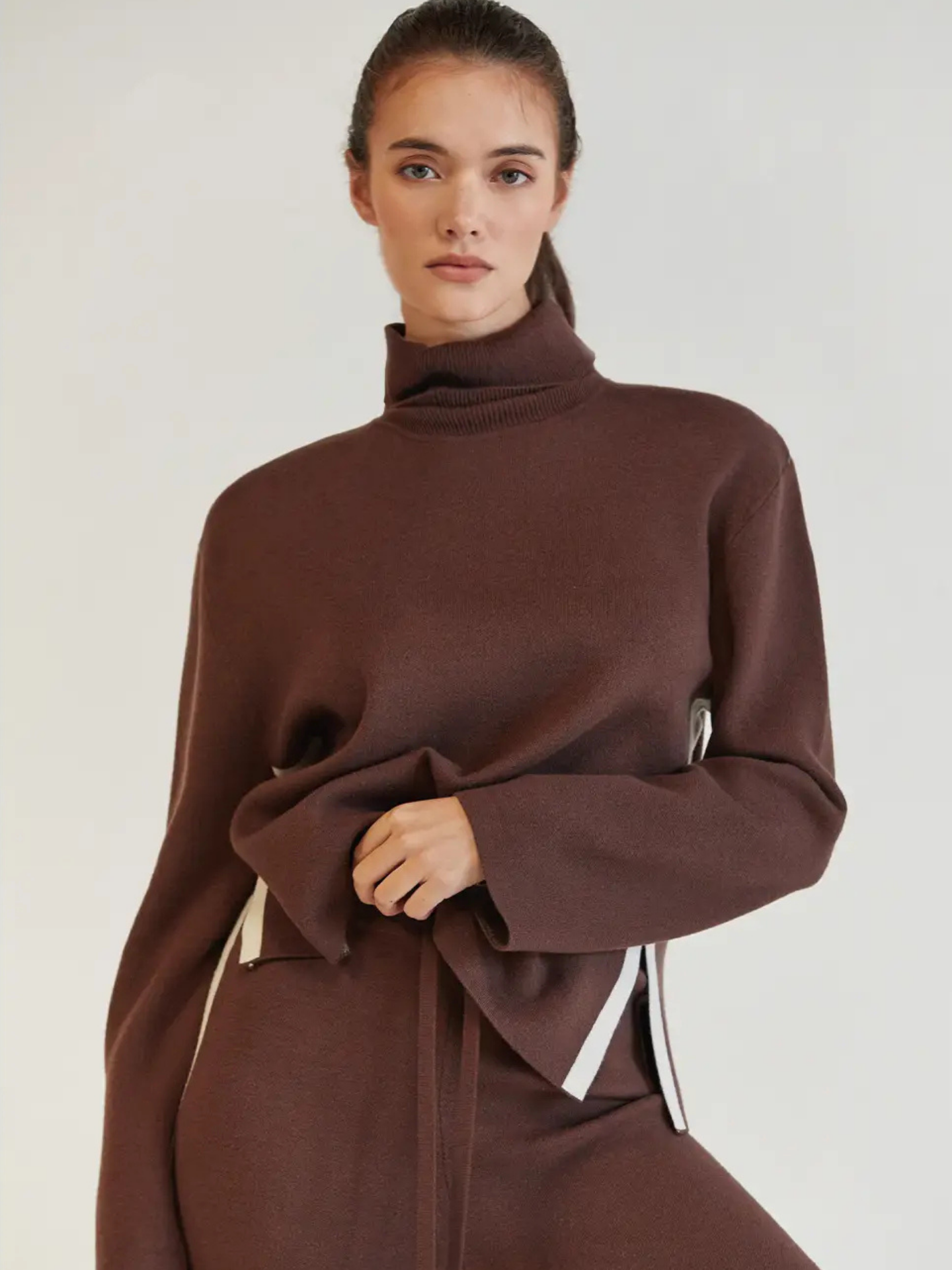 Turtleneck Sweater Set