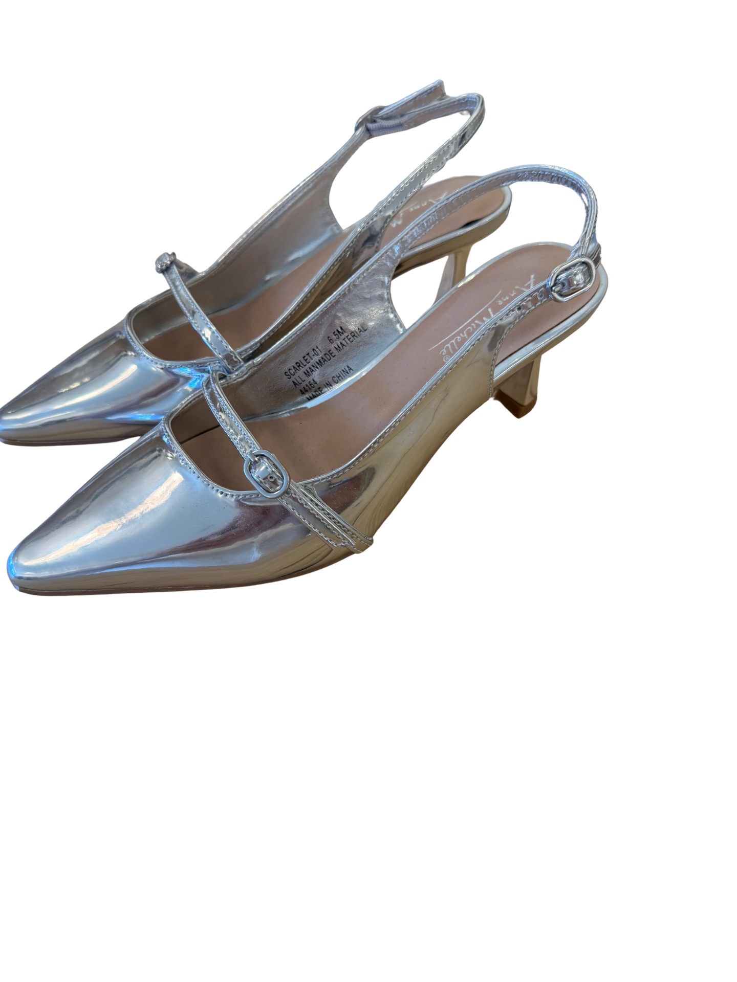 Silver Slingbacks - Mimi & Rae