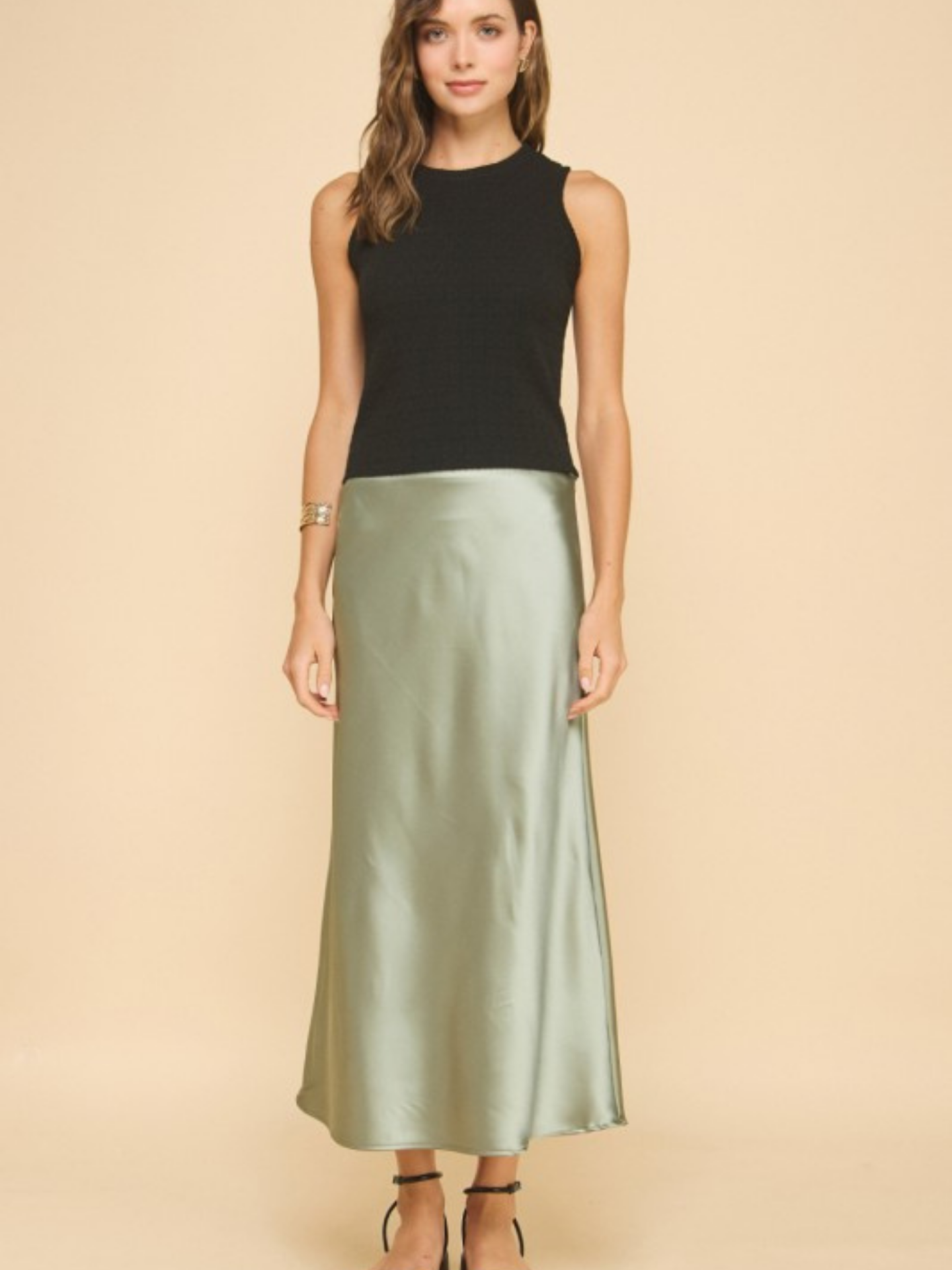 Midi Slip Skirt - Mimi & Rae