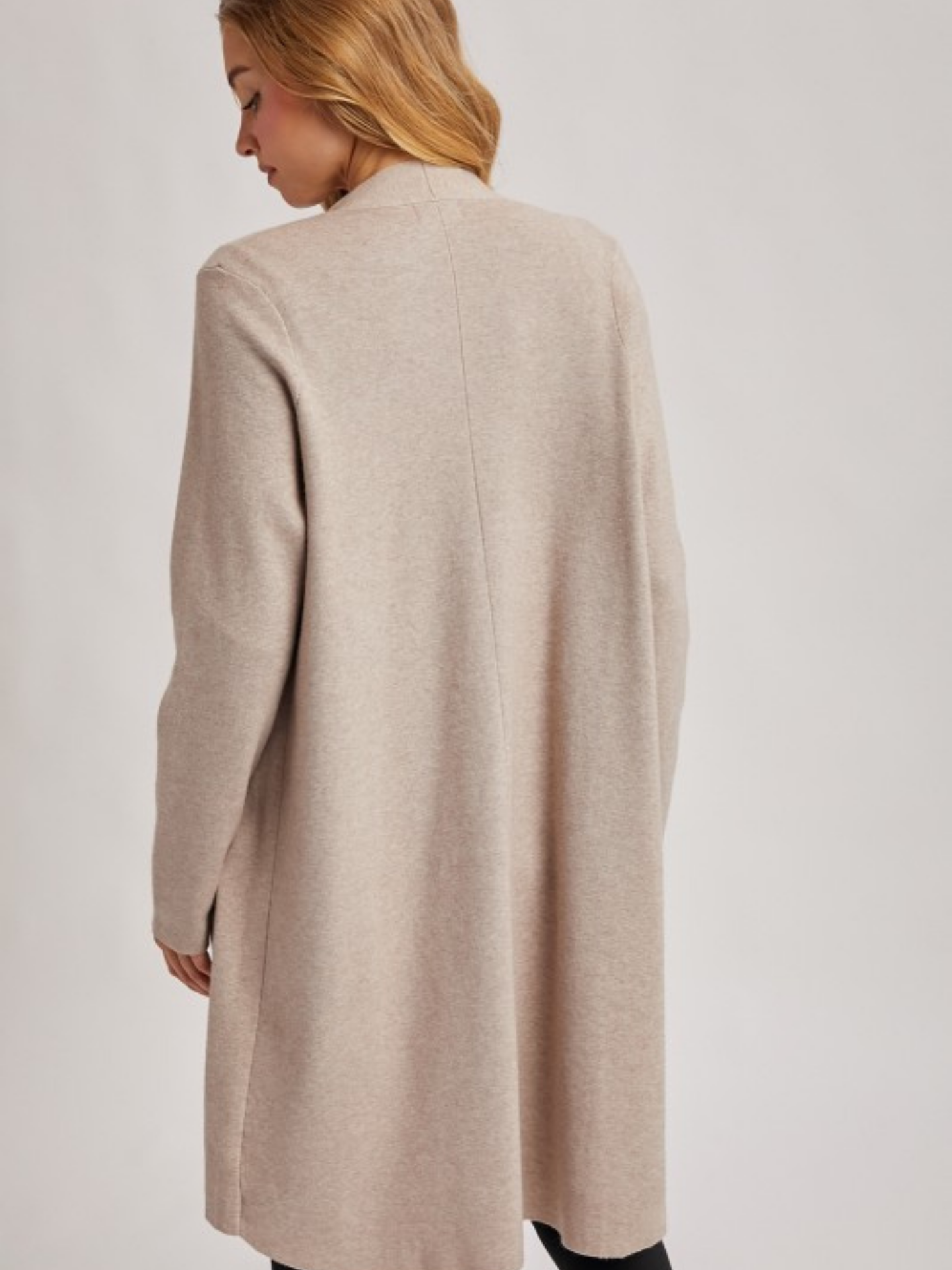 Open Front Knit Cardi