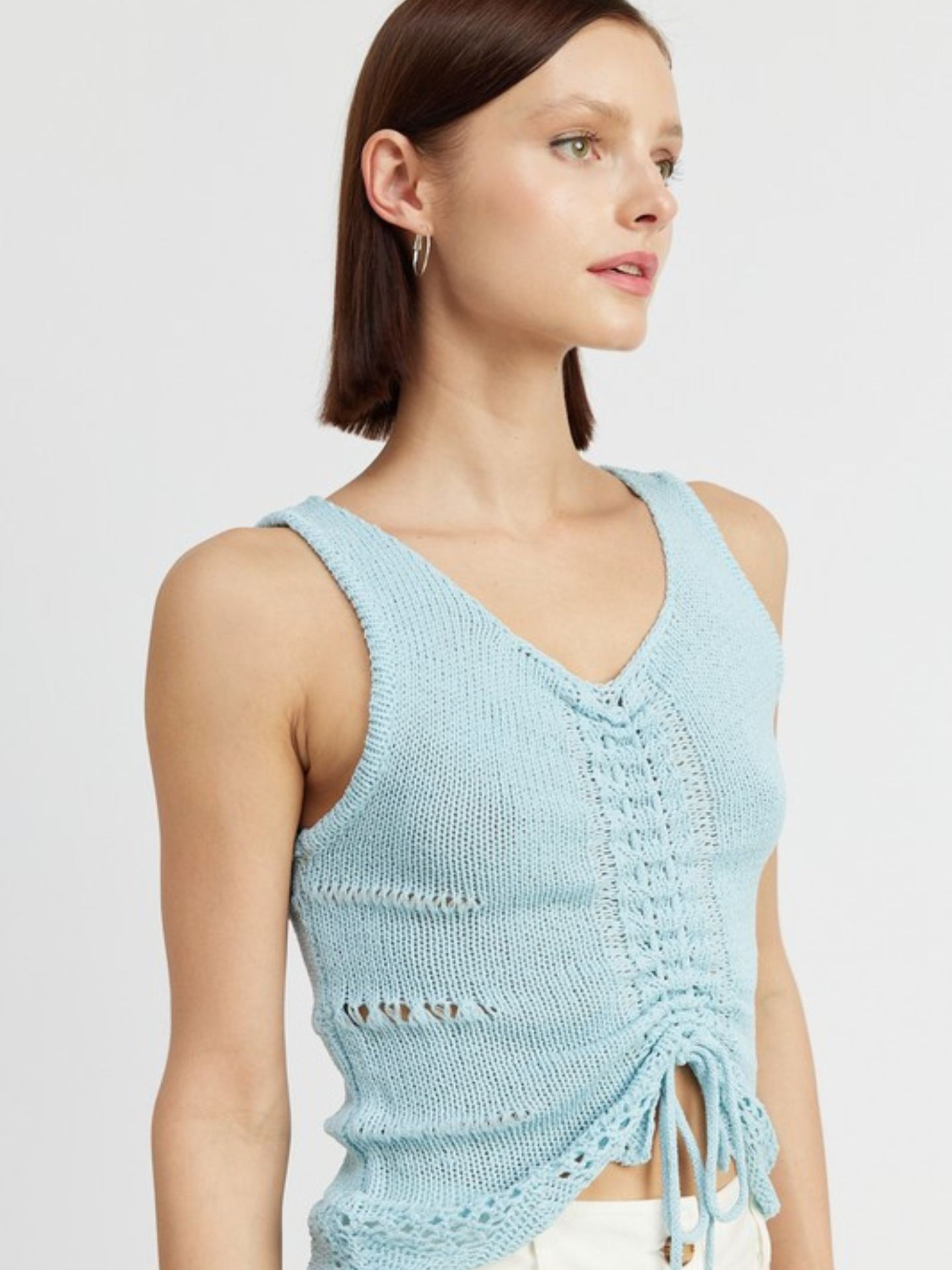 Ruched Knit Top