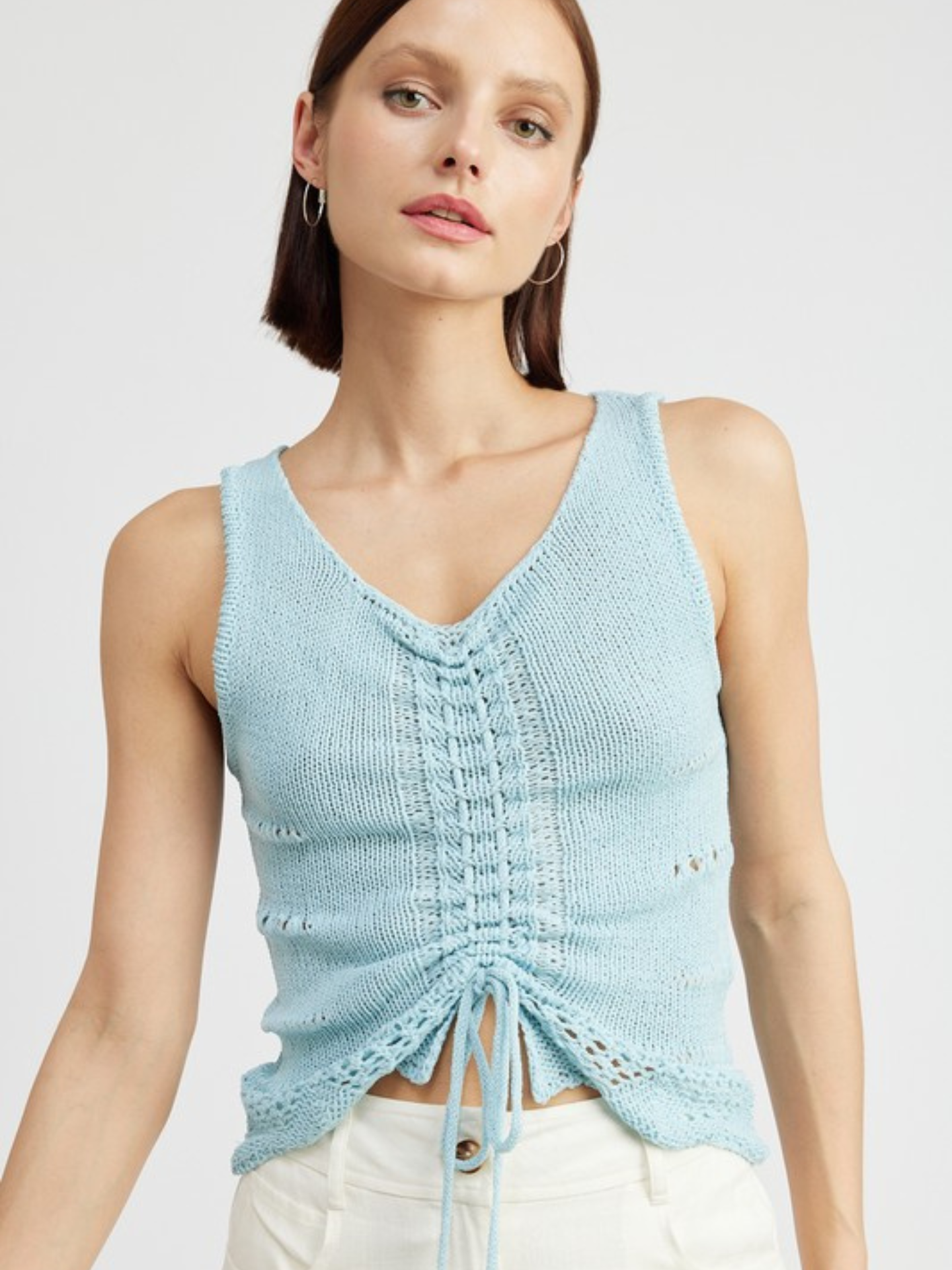 Ruched Knit Top