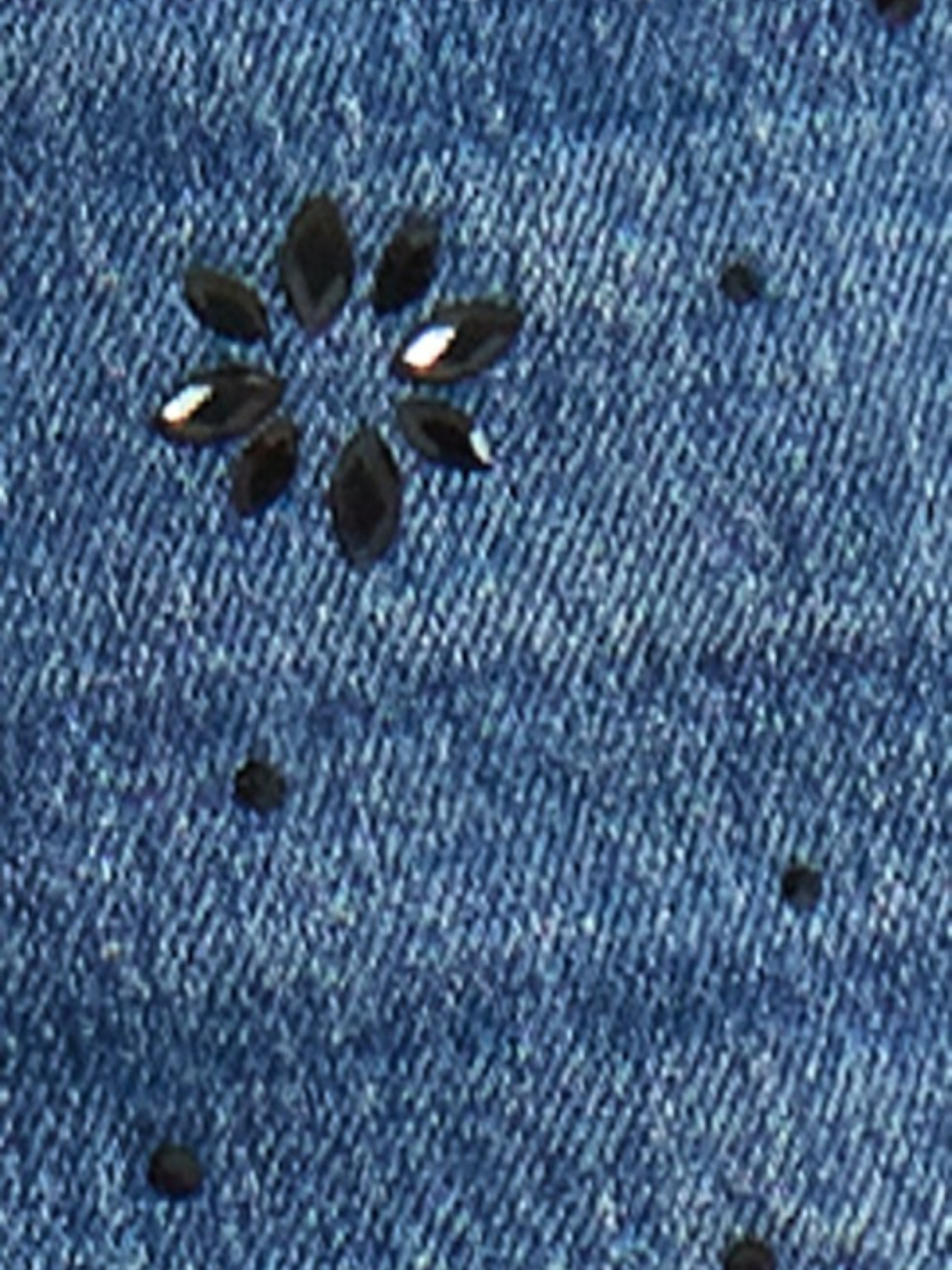 Embellished Straight Denim