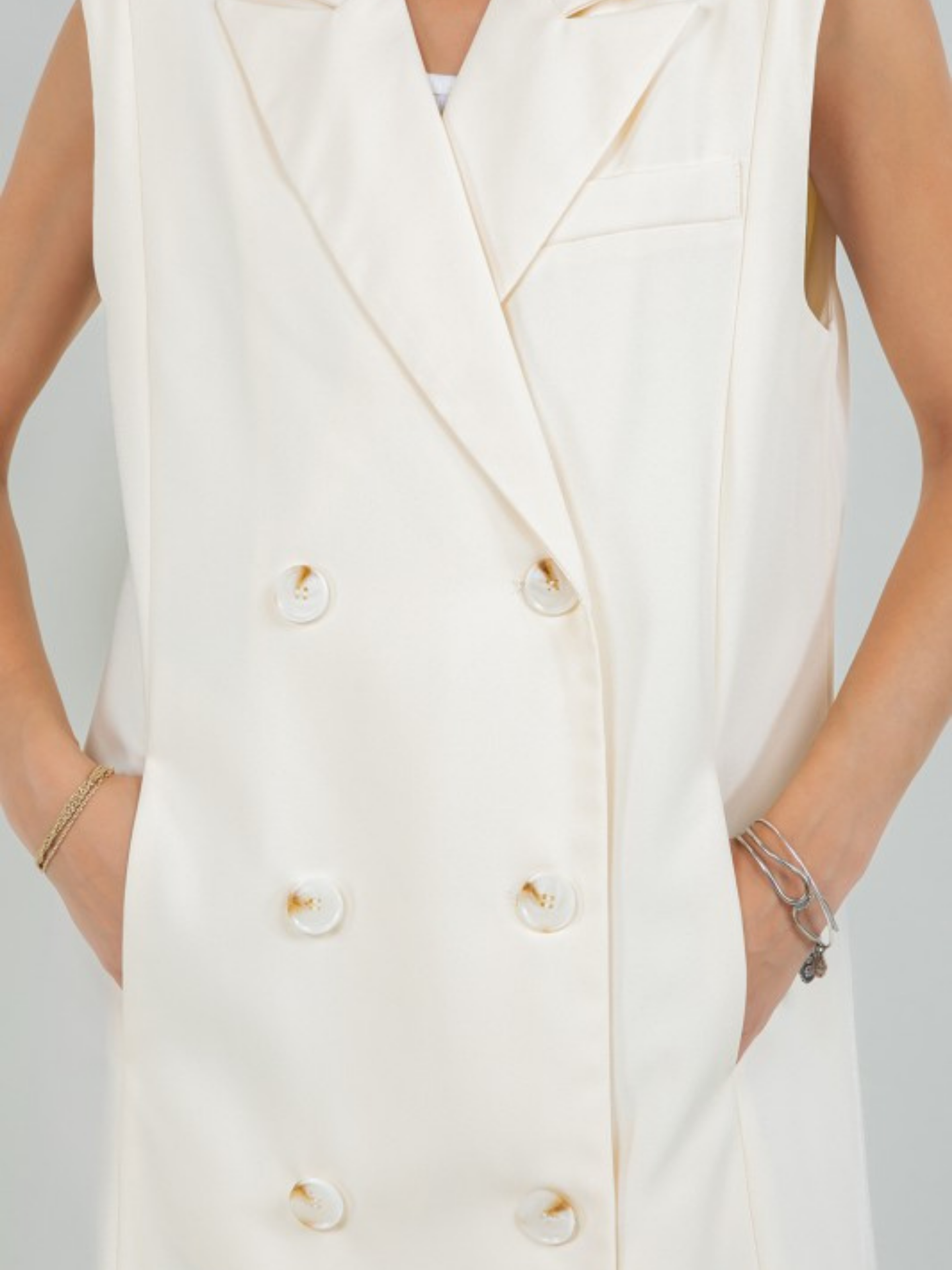 Long Blazer Vest