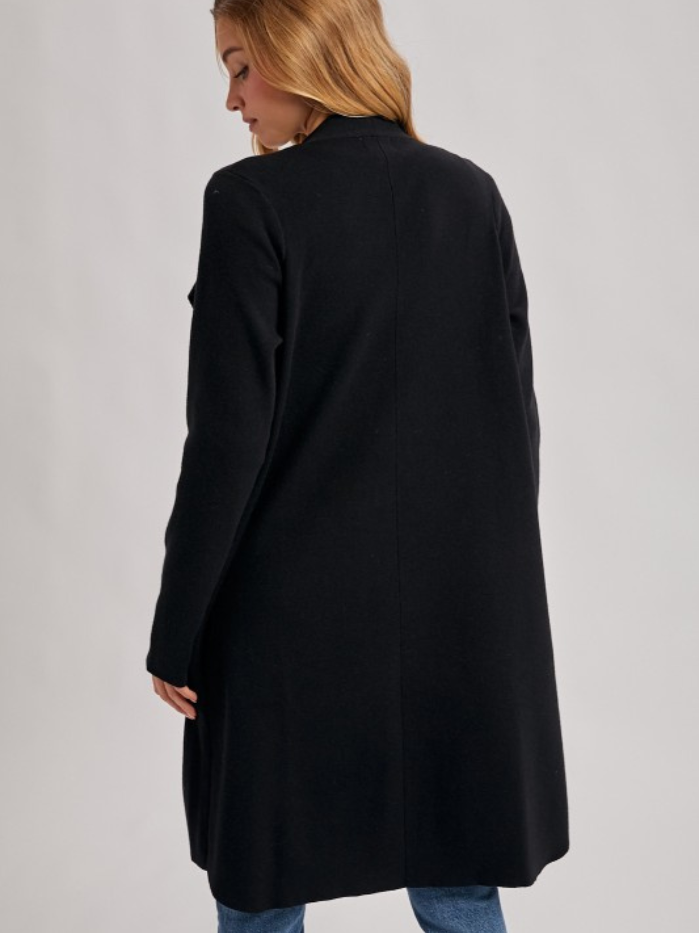 Open Front Knit Cardi