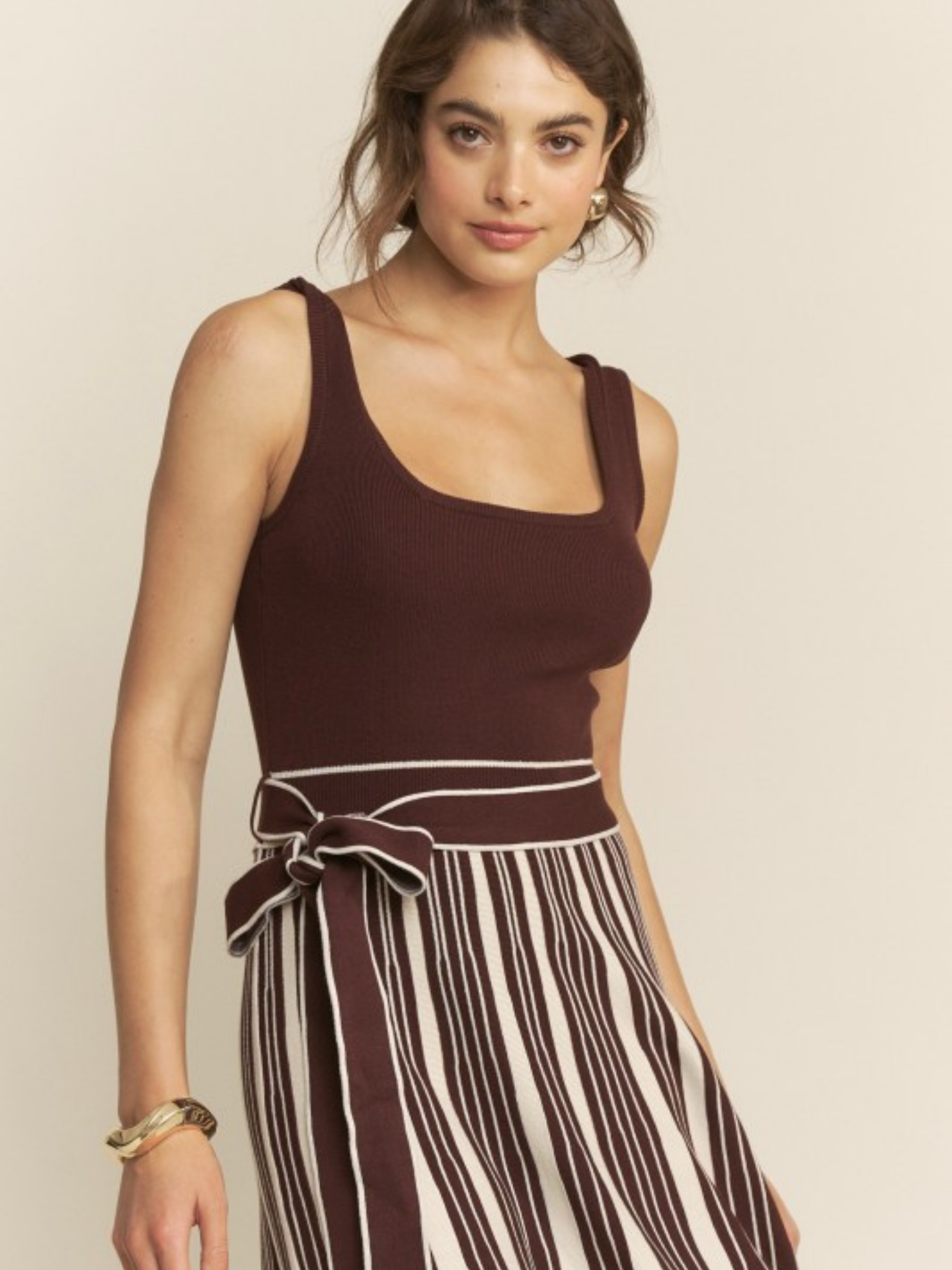 Belted Tank Dress