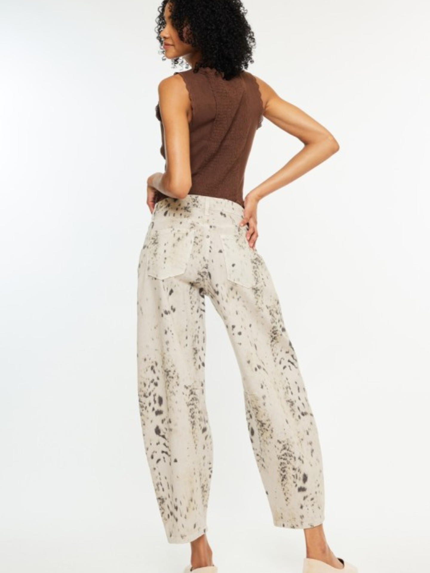 Printed Horseshoe Denim