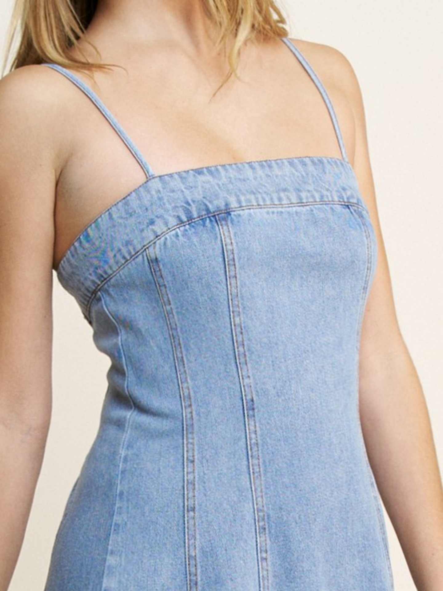 Denim Flare Dress