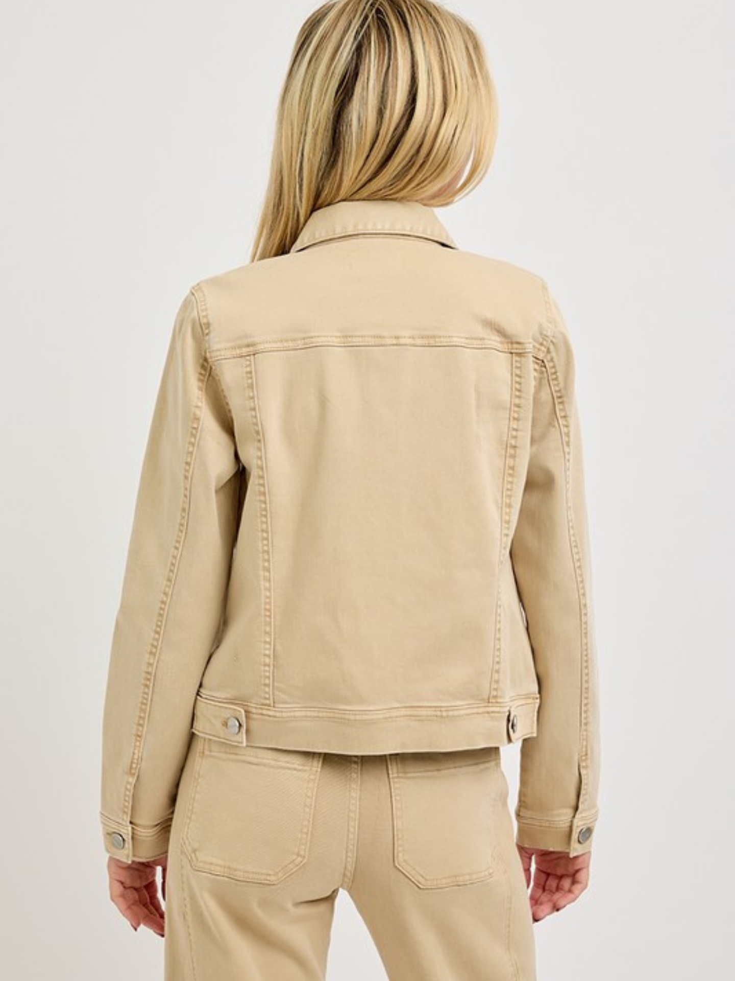 Beige Denim Jacket