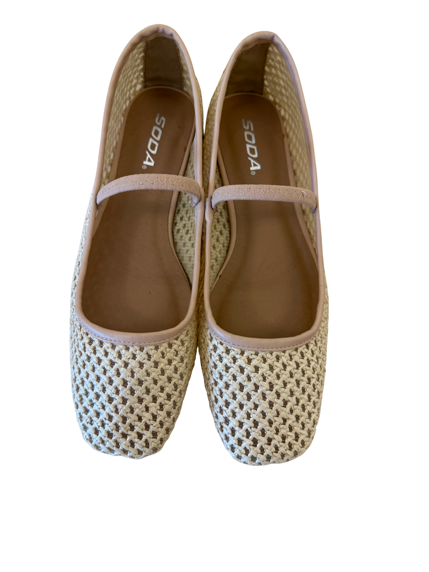 Woven Mary Jane Flats - Mimi & Rae